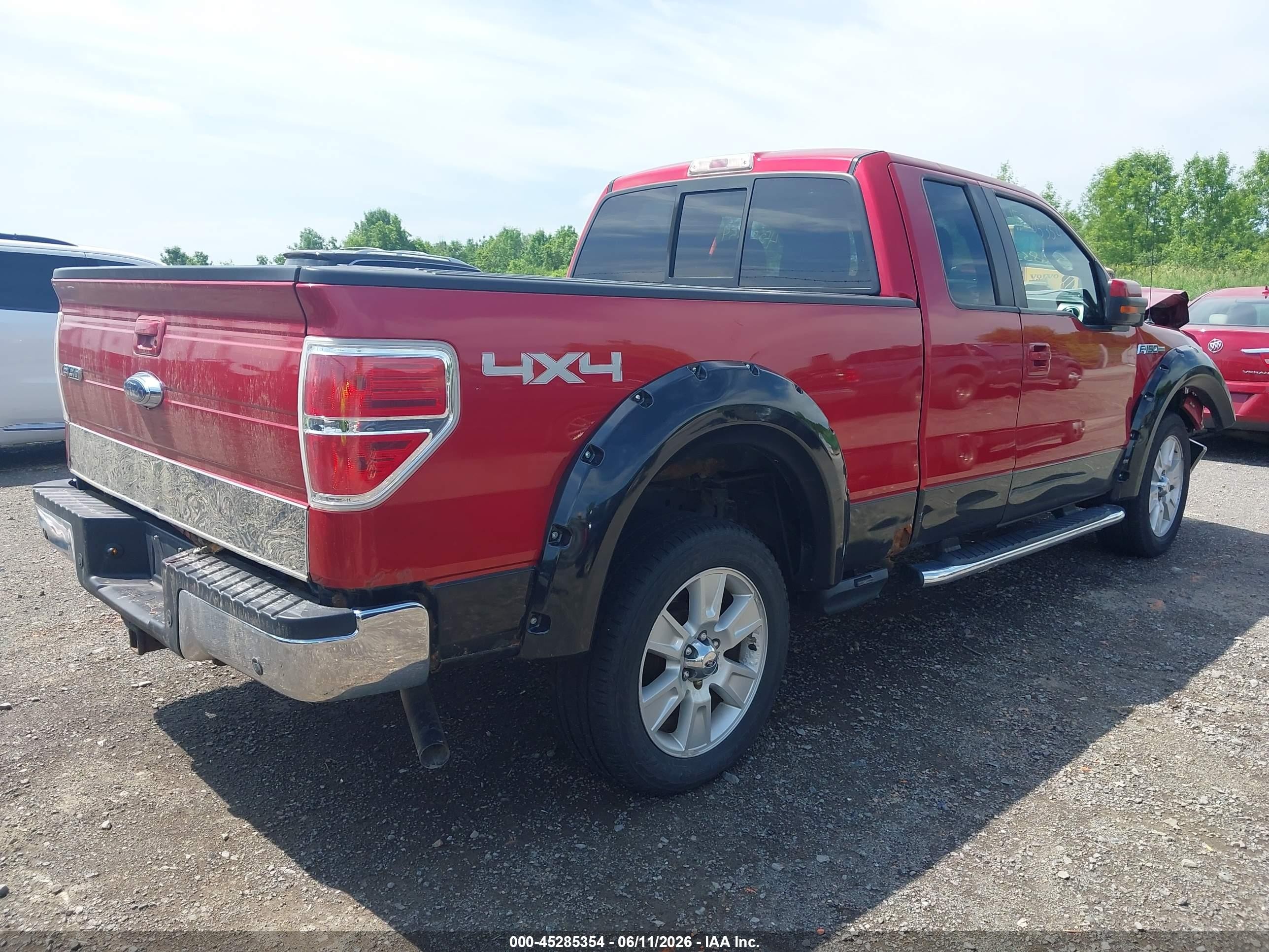 2010 Ford F-150 Fx4/lariat/xl/xlt Red vin: 1FTFX1EV7AFD07972