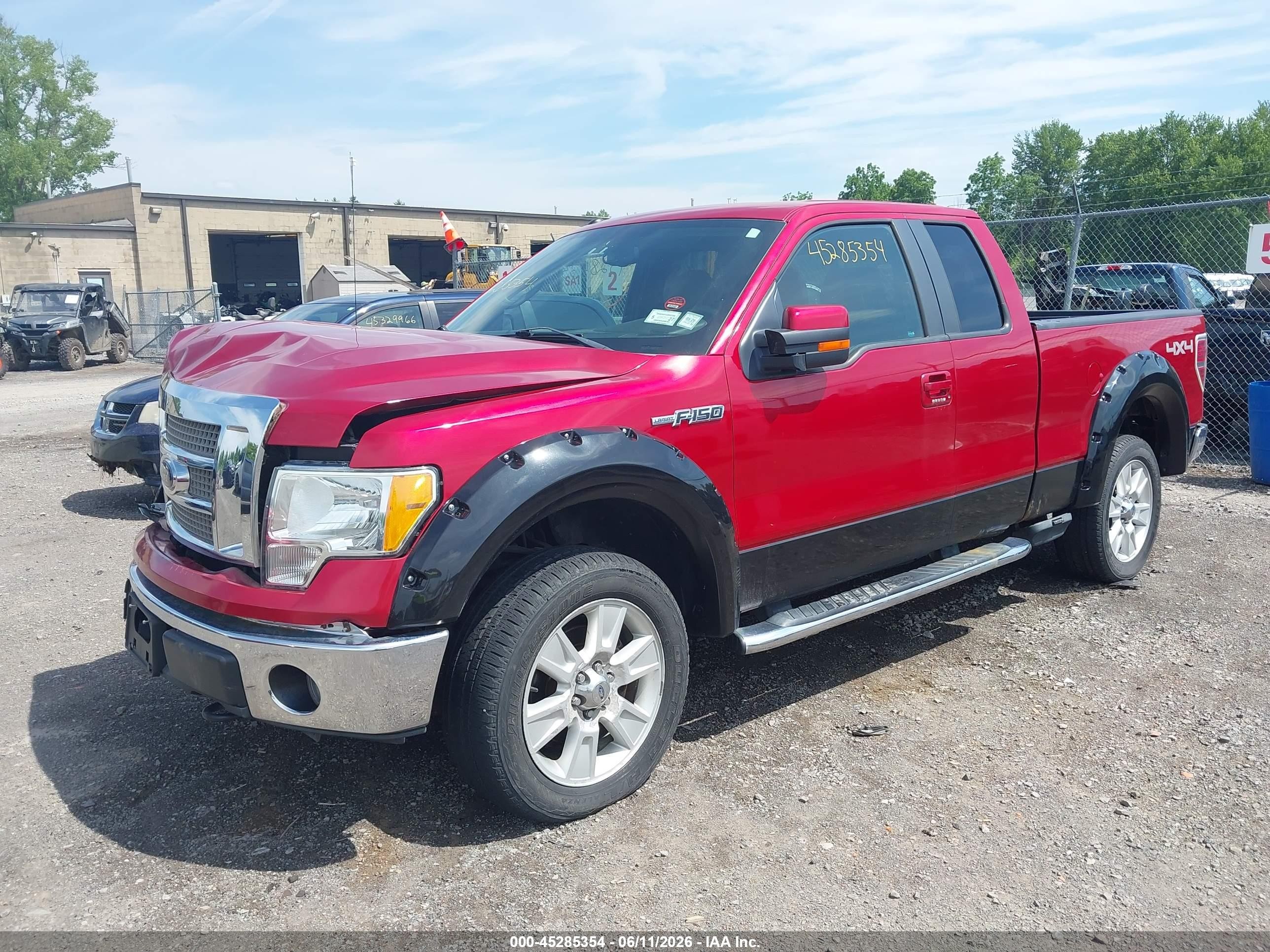 2010 Ford F-150 Fx4/lariat/xl/xlt Red vin: 1FTFX1EV7AFD07972
