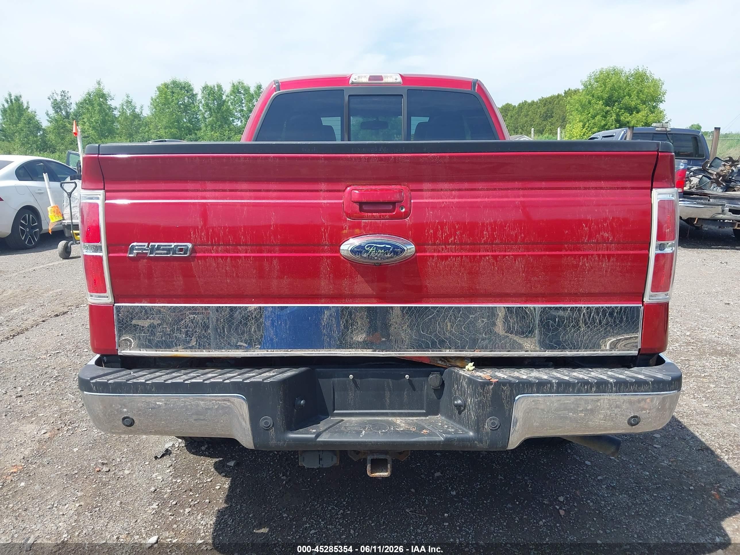 2010 Ford F-150 Fx4/lariat/xl/xlt Red vin: 1FTFX1EV7AFD07972