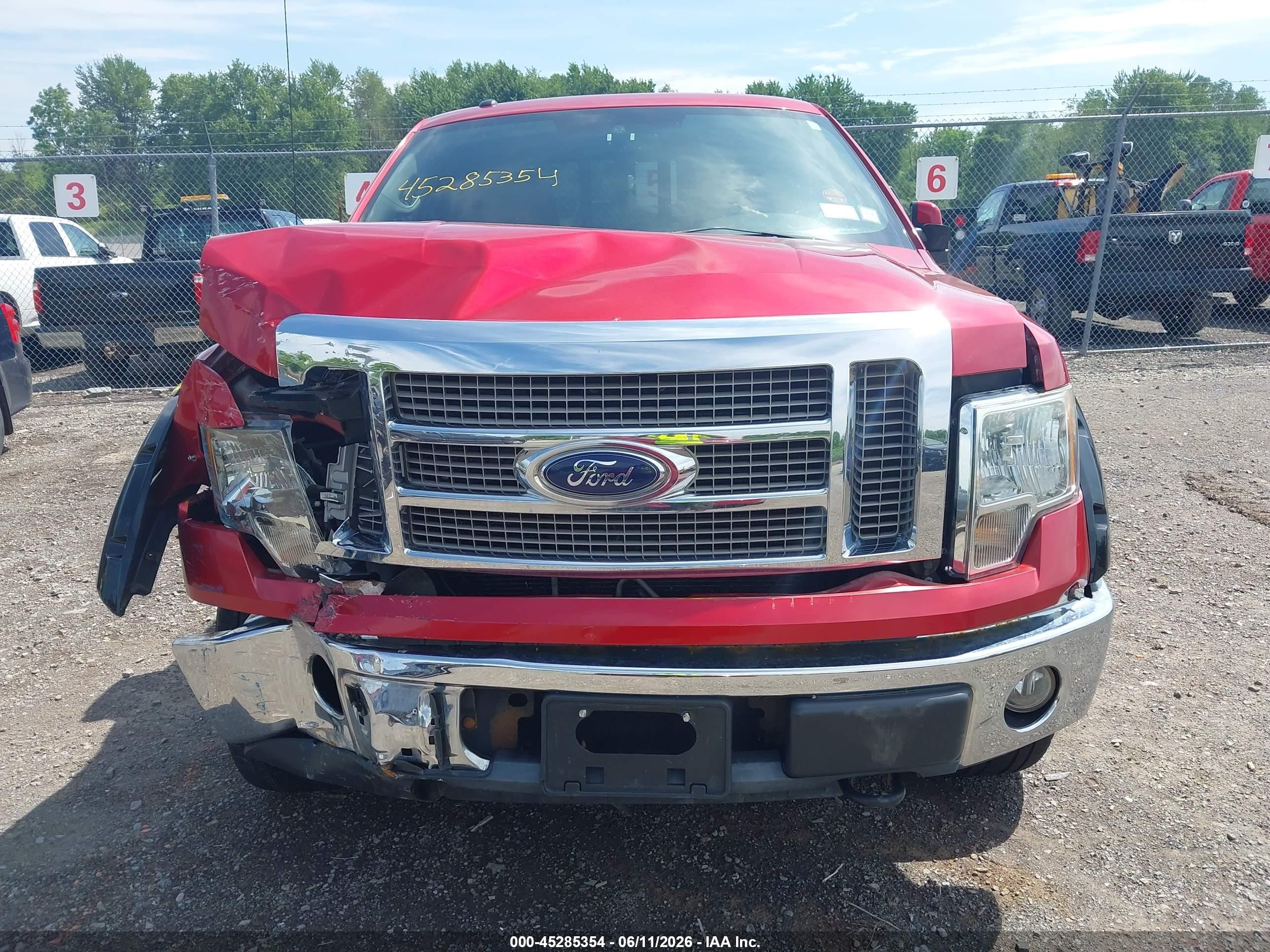 2010 Ford F-150 Fx4/lariat/xl/xlt Red vin: 1FTFX1EV7AFD07972