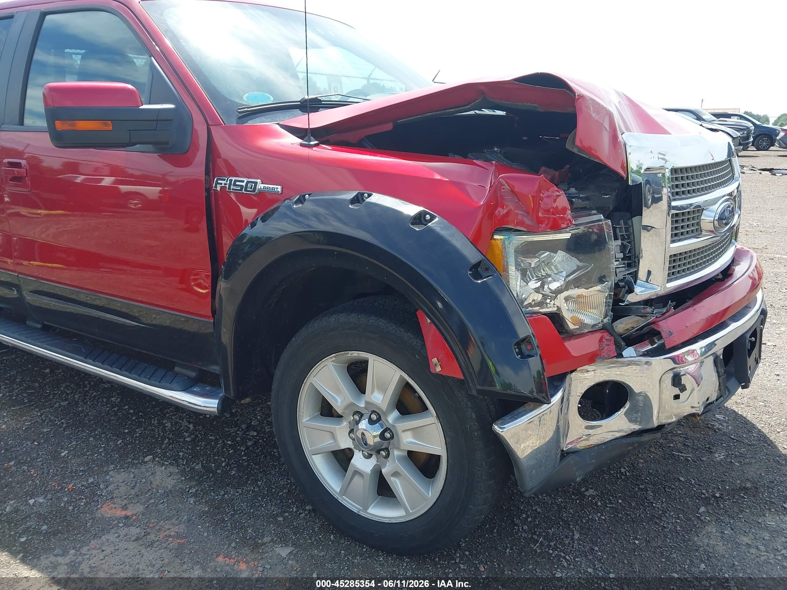 2010 Ford F-150 Fx4/lariat/xl/xlt Red vin: 1FTFX1EV7AFD07972