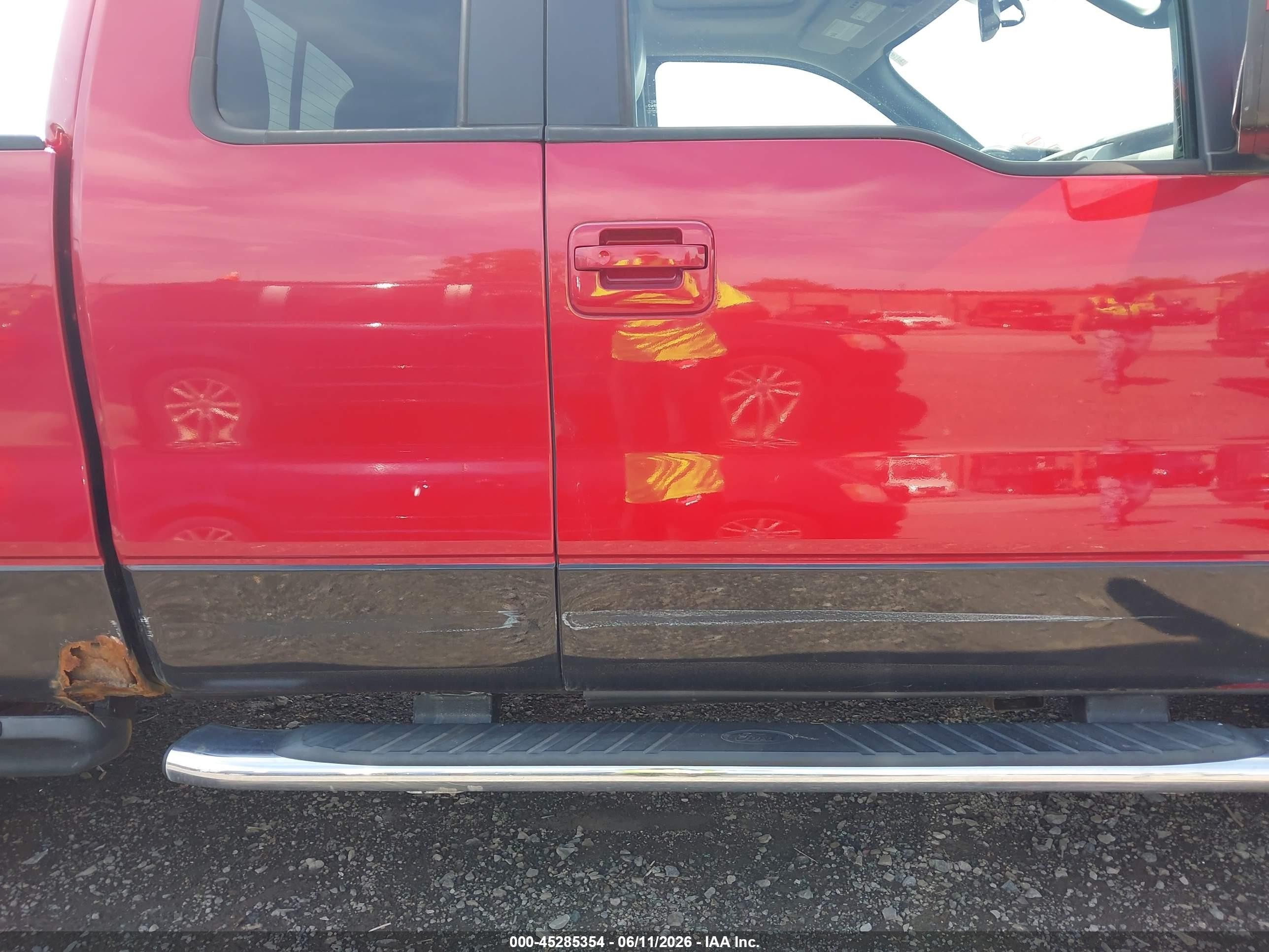 2010 Ford F-150 Fx4/lariat/xl/xlt Red vin: 1FTFX1EV7AFD07972