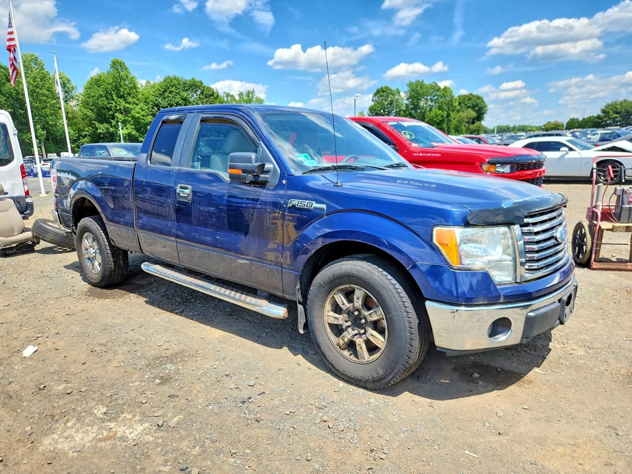 2010 Ford F150 Super Cab Blue vin: 1FTFX1EV7AFD28692