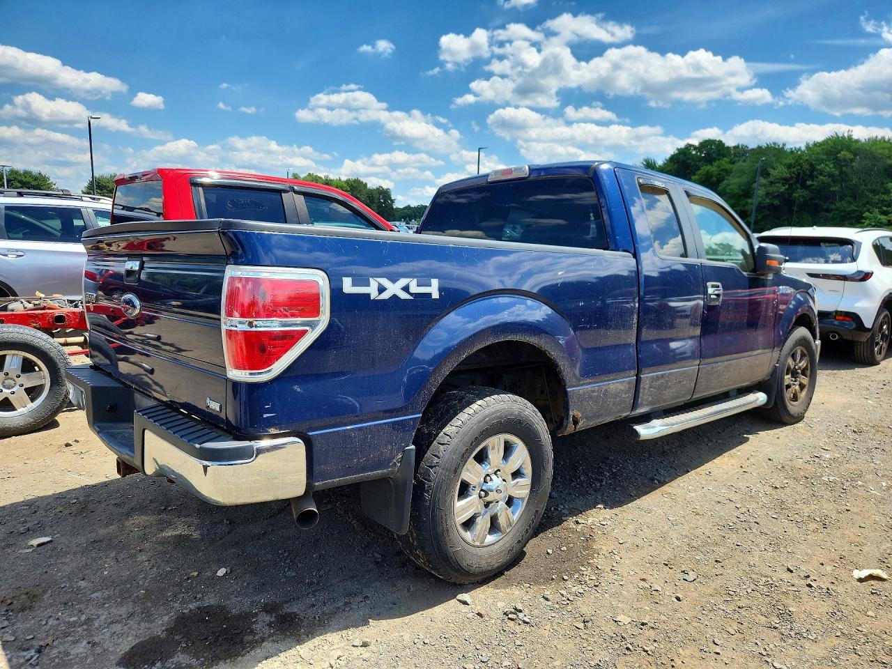 2010 Ford F150 Super Cab Blue vin: 1FTFX1EV7AFD28692