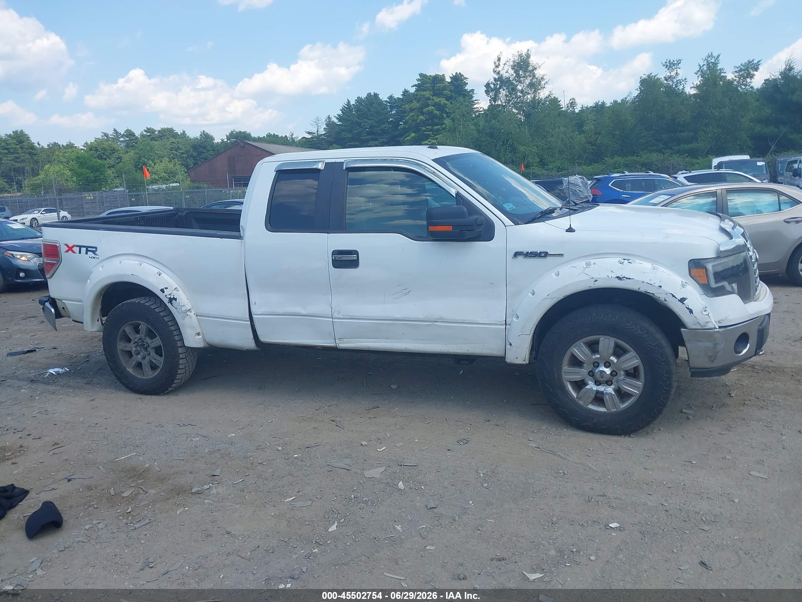 2010 Ford F-150 Fx4/lariat/xl/xlt White vin: 1FTFX1EV8AFA05400