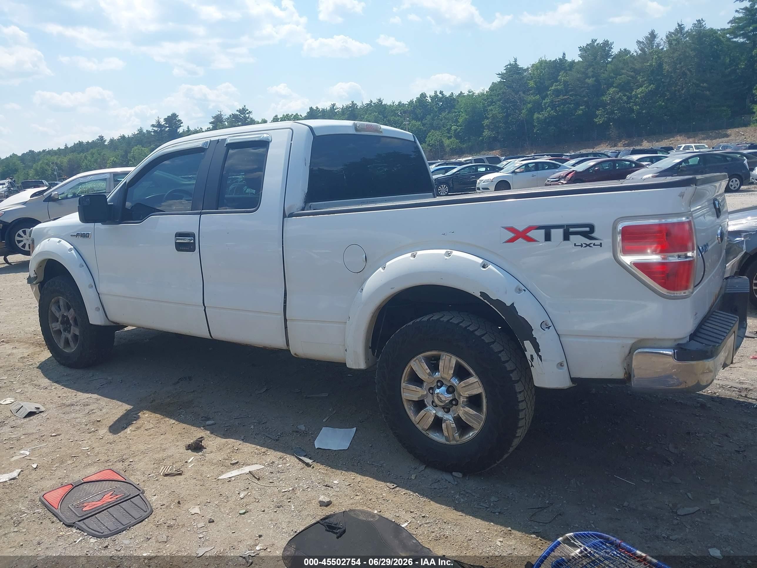 2010 Ford F-150 Fx4/lariat/xl/xlt White vin: 1FTFX1EV8AFA05400