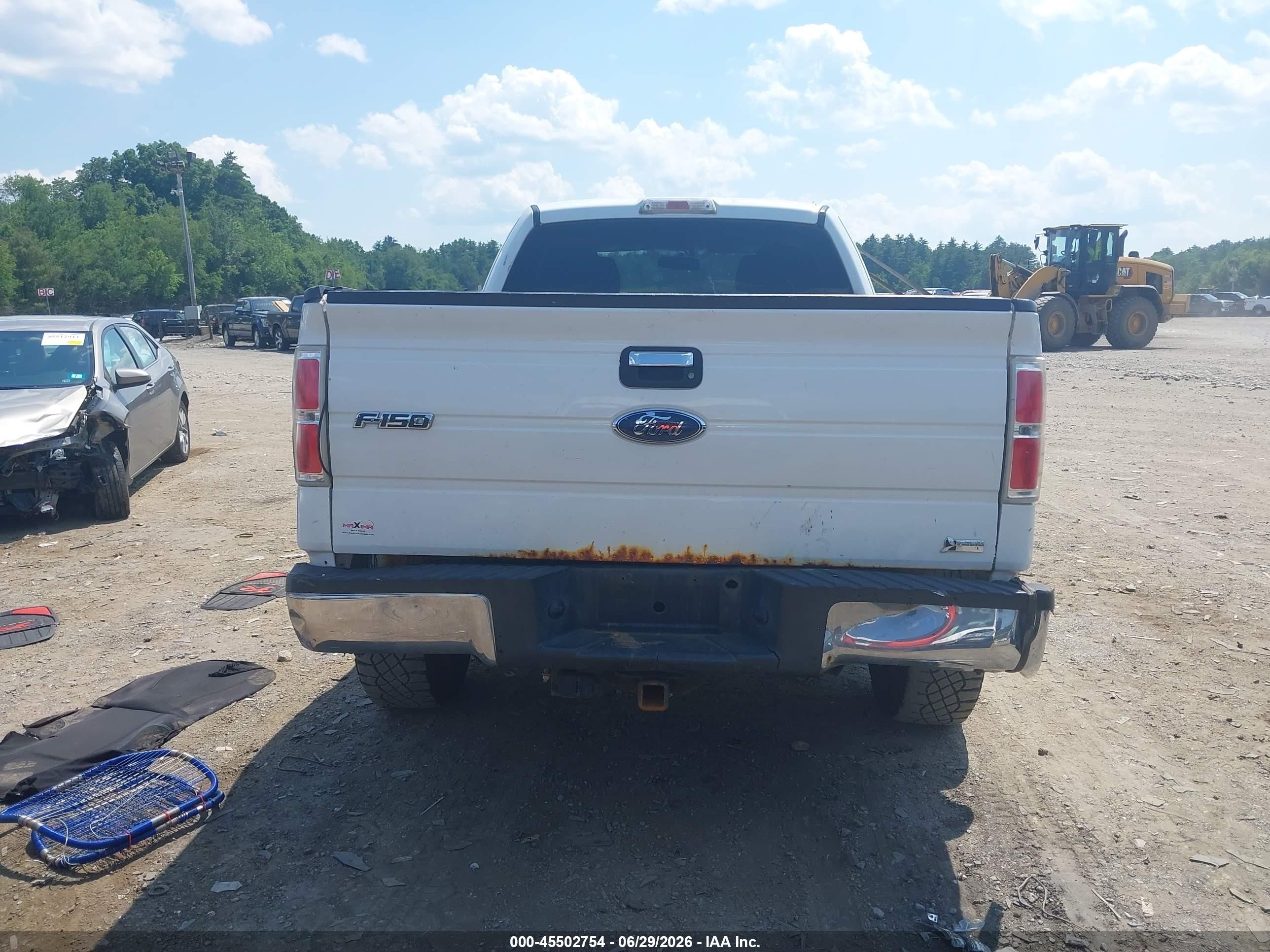 2010 Ford F-150 Fx4/lariat/xl/xlt White vin: 1FTFX1EV8AFA05400