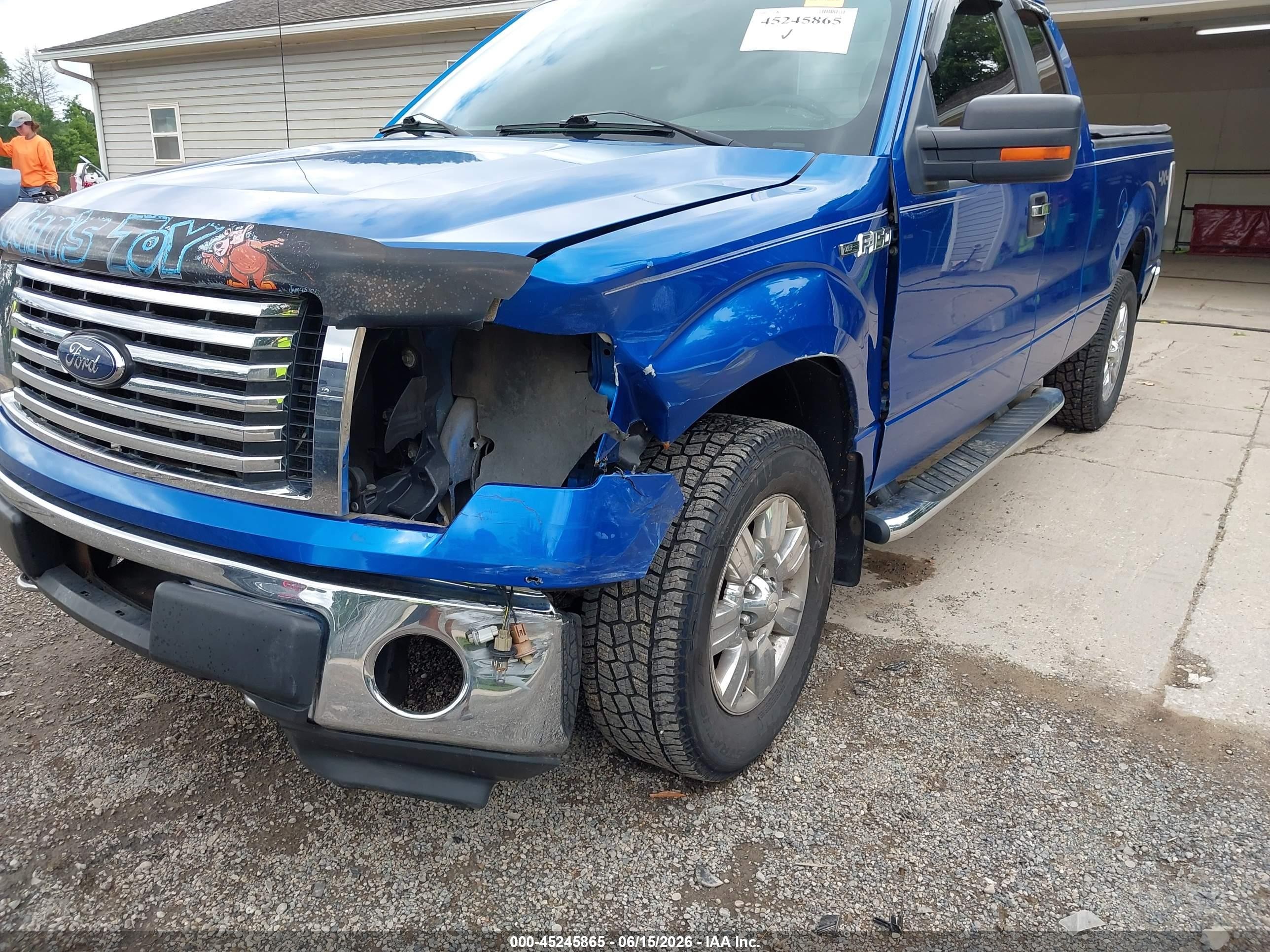2010 Ford F-150 Fx4/lariat/xl/xlt Синий vin: 1FTFX1EV8AFB38481