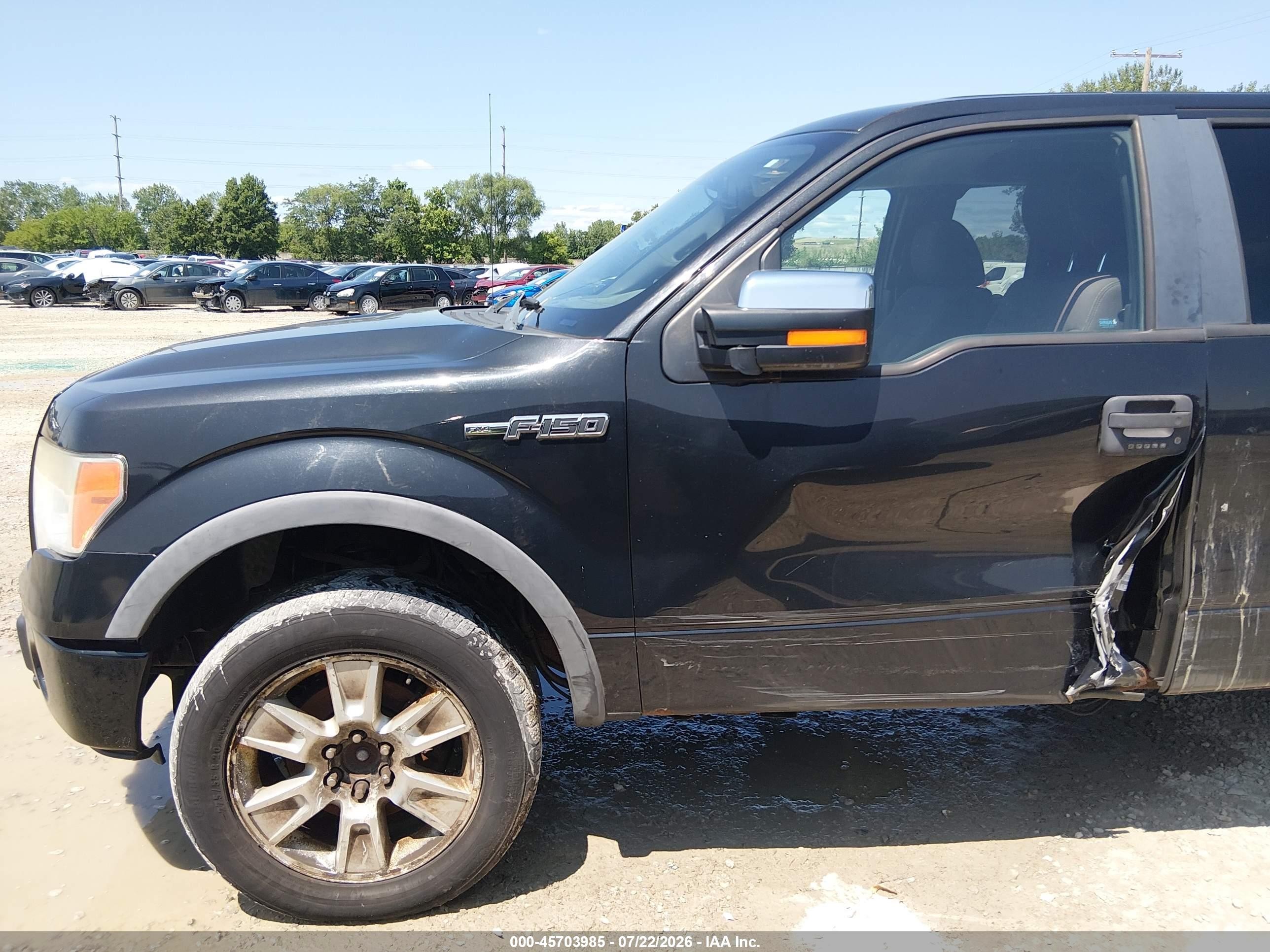 2010 Ford F-150 Fx4/lariat/xl/xlt Black vin: 1FTFX1EV8AFB61632