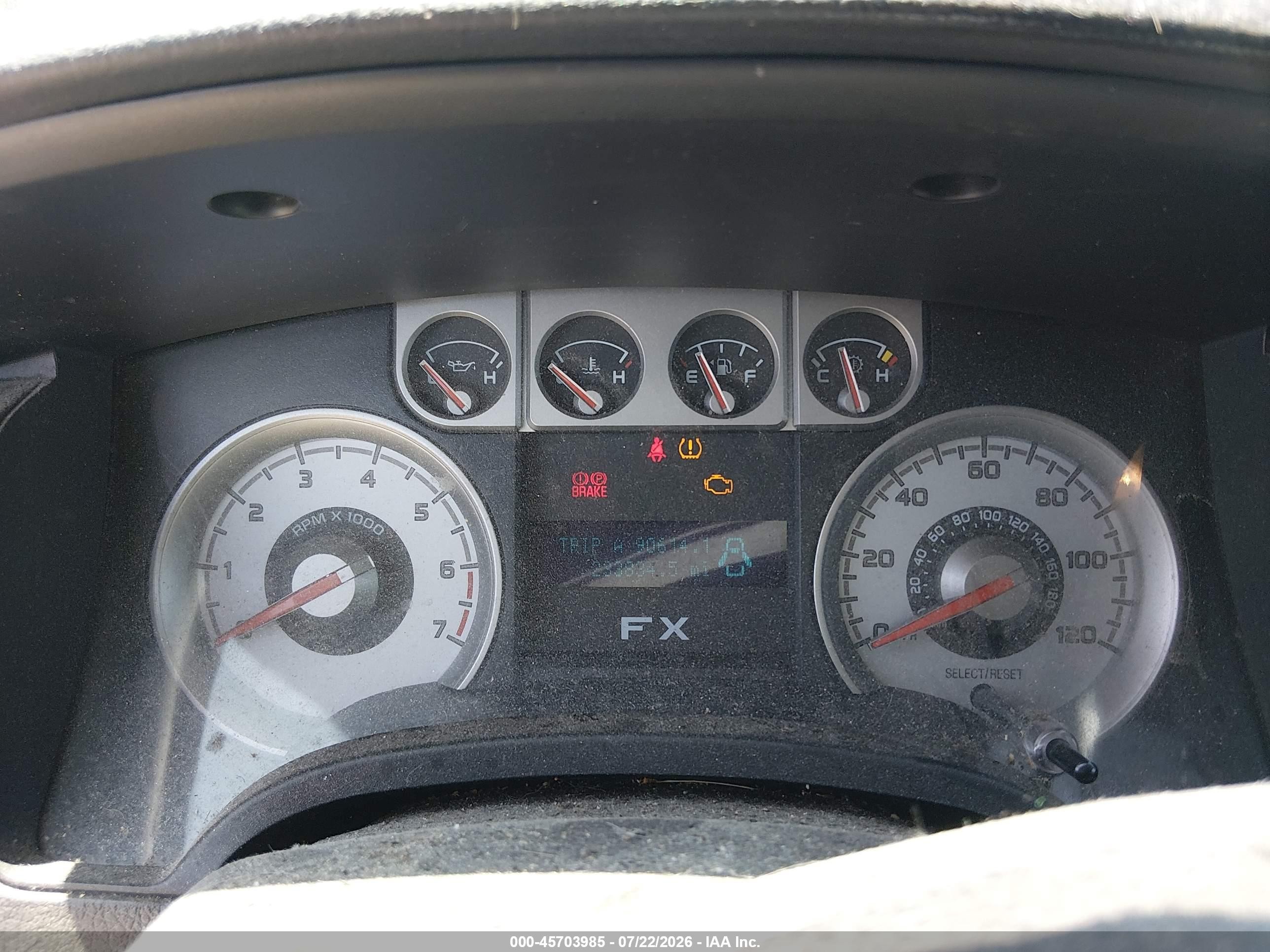 2010 Ford F-150 Fx4/lariat/xl/xlt Black vin: 1FTFX1EV8AFB61632