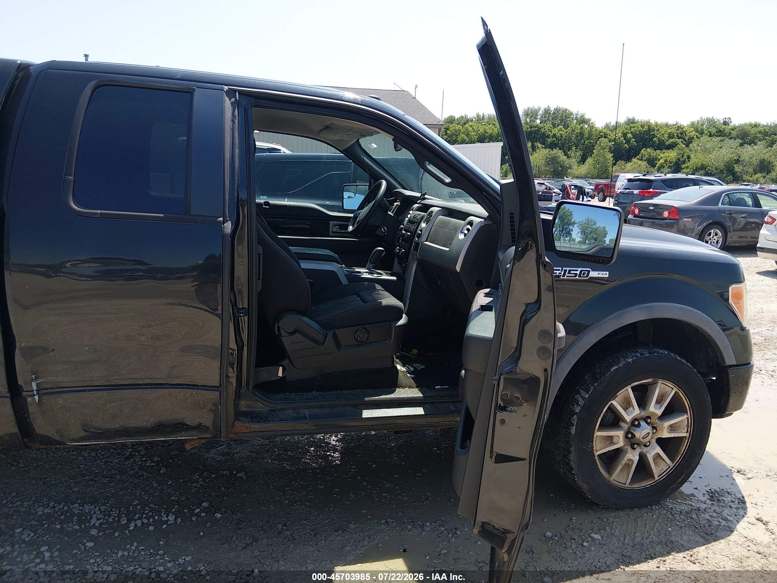 2010 Ford F-150 Fx4/lariat/xl/xlt Black vin: 1FTFX1EV8AFB61632