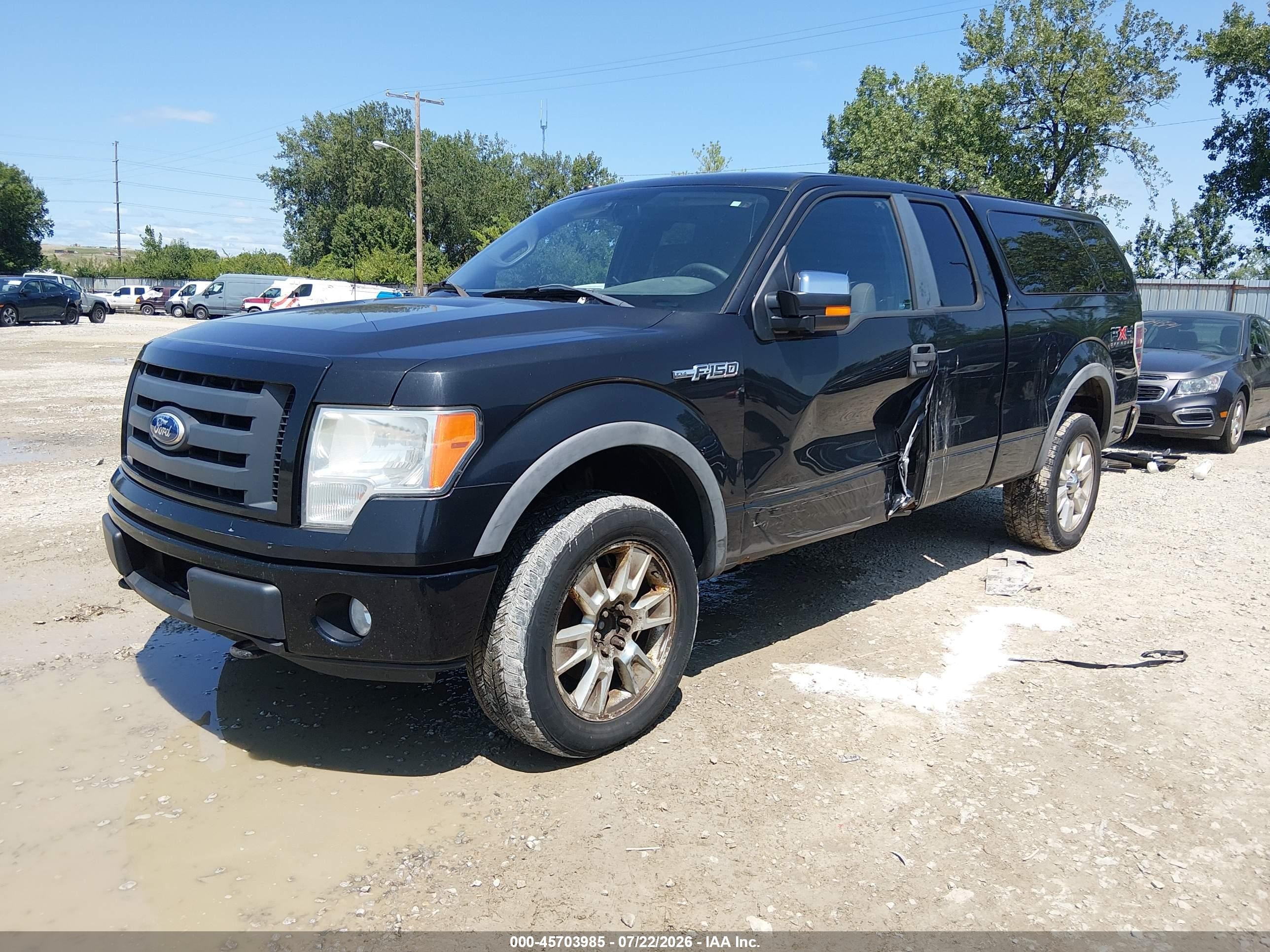 2010 Ford F-150 Fx4/lariat/xl/xlt Black vin: 1FTFX1EV8AFB61632