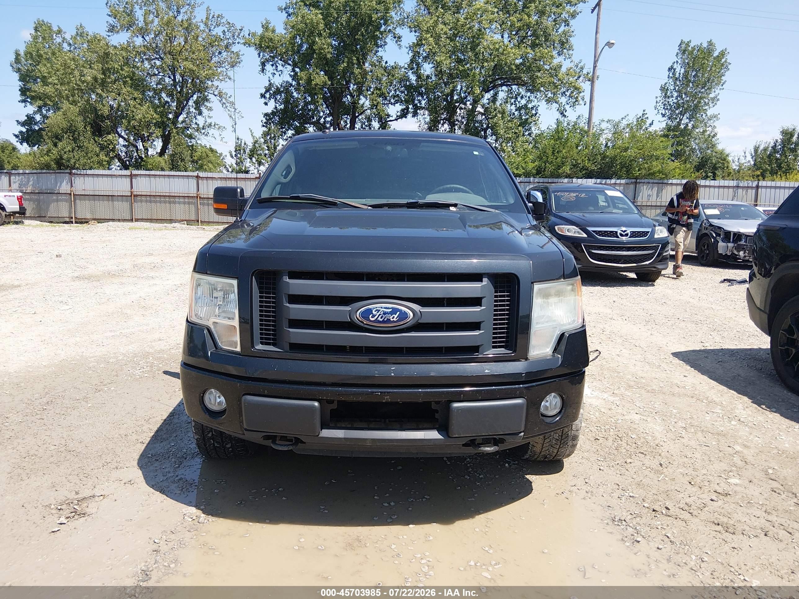 2010 Ford F-150 Fx4/lariat/xl/xlt Black vin: 1FTFX1EV8AFB61632