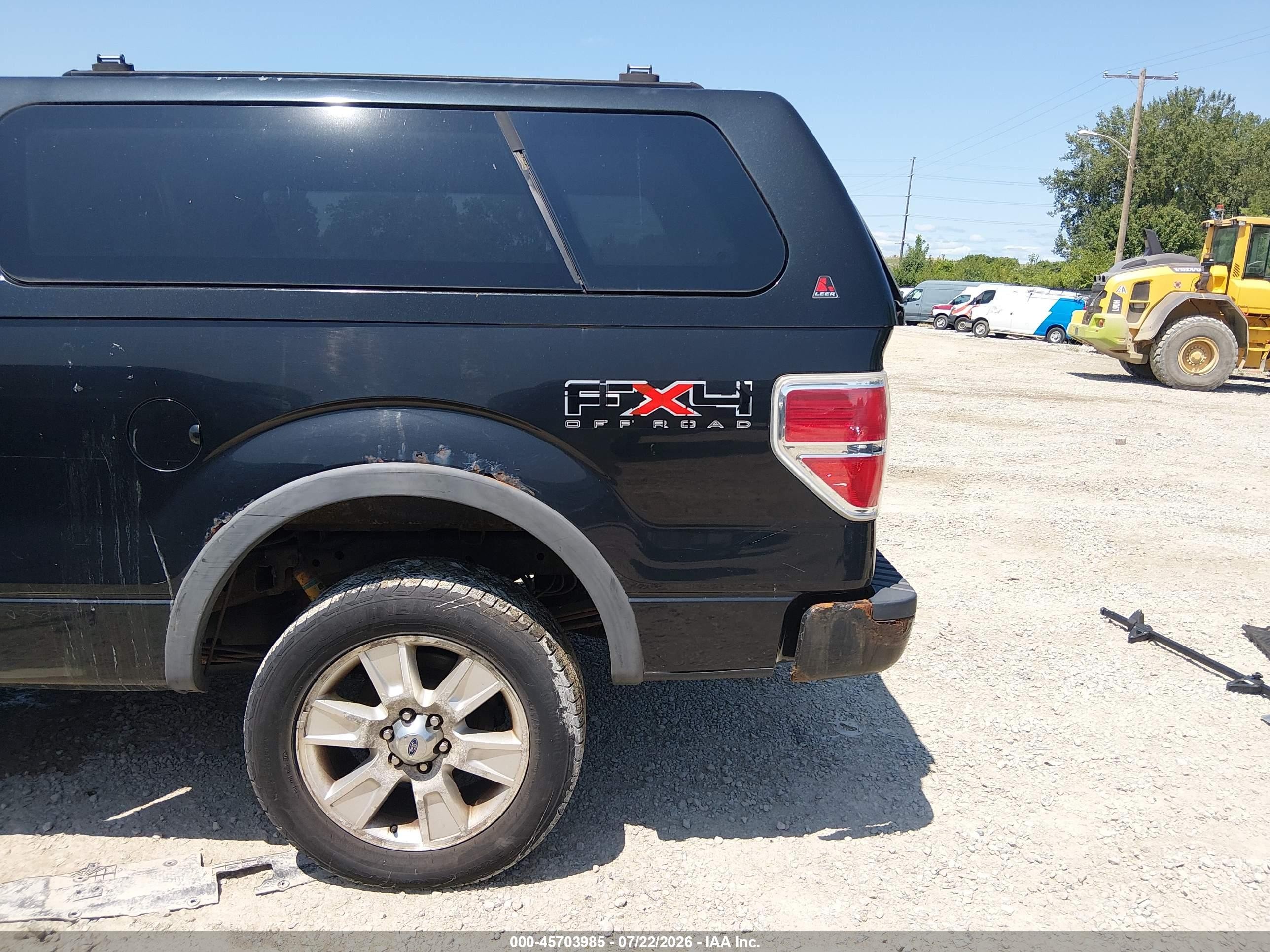 2010 Ford F-150 Fx4/lariat/xl/xlt Black vin: 1FTFX1EV8AFB61632