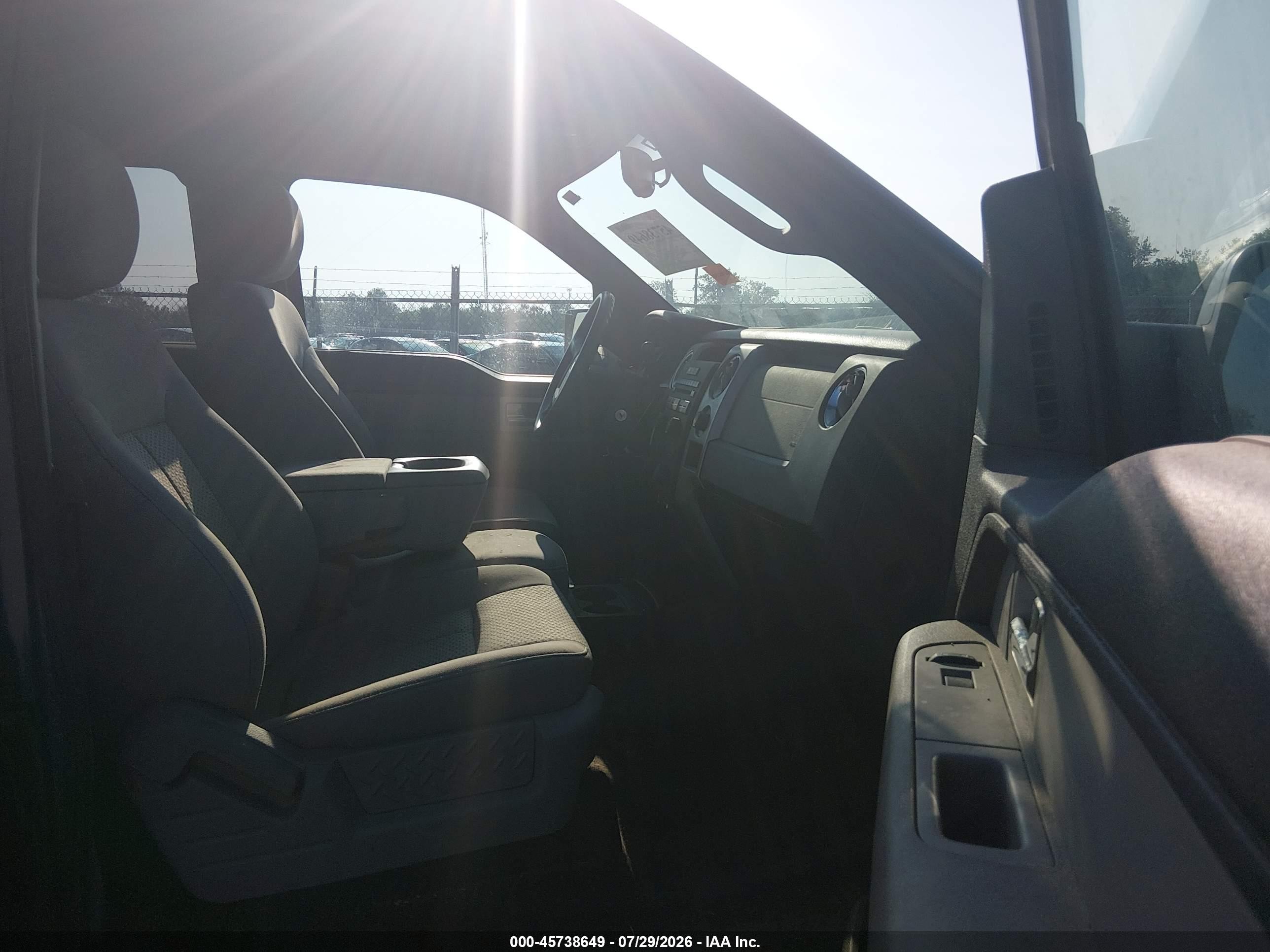 2010 Ford F150 Super Cab Blue vin: 1FTFX1EV8AFC77140