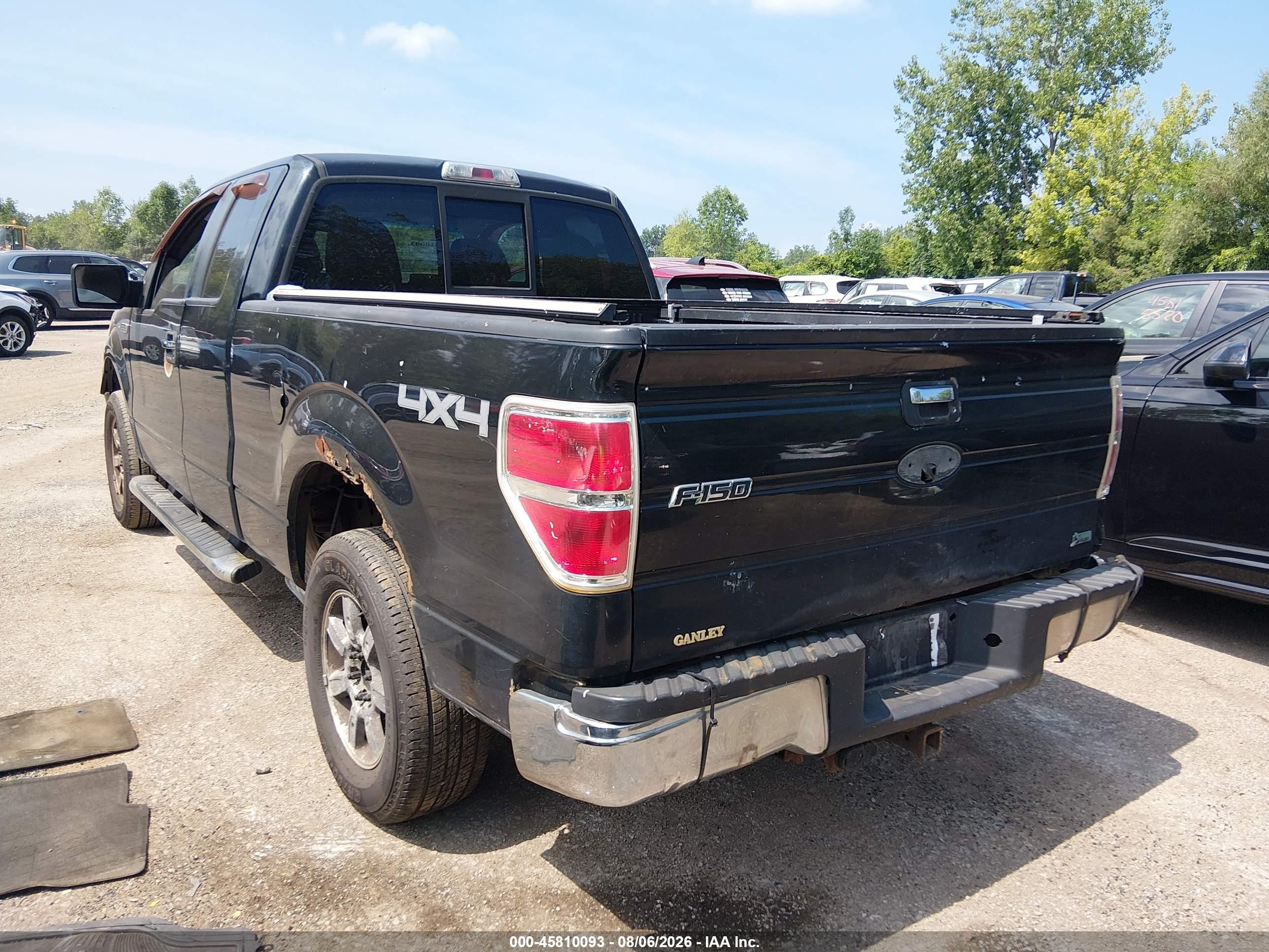 2010 Ford F-150 Fx4/lariat/xl/xlt Black vin: 1FTFX1EV8AFD23775