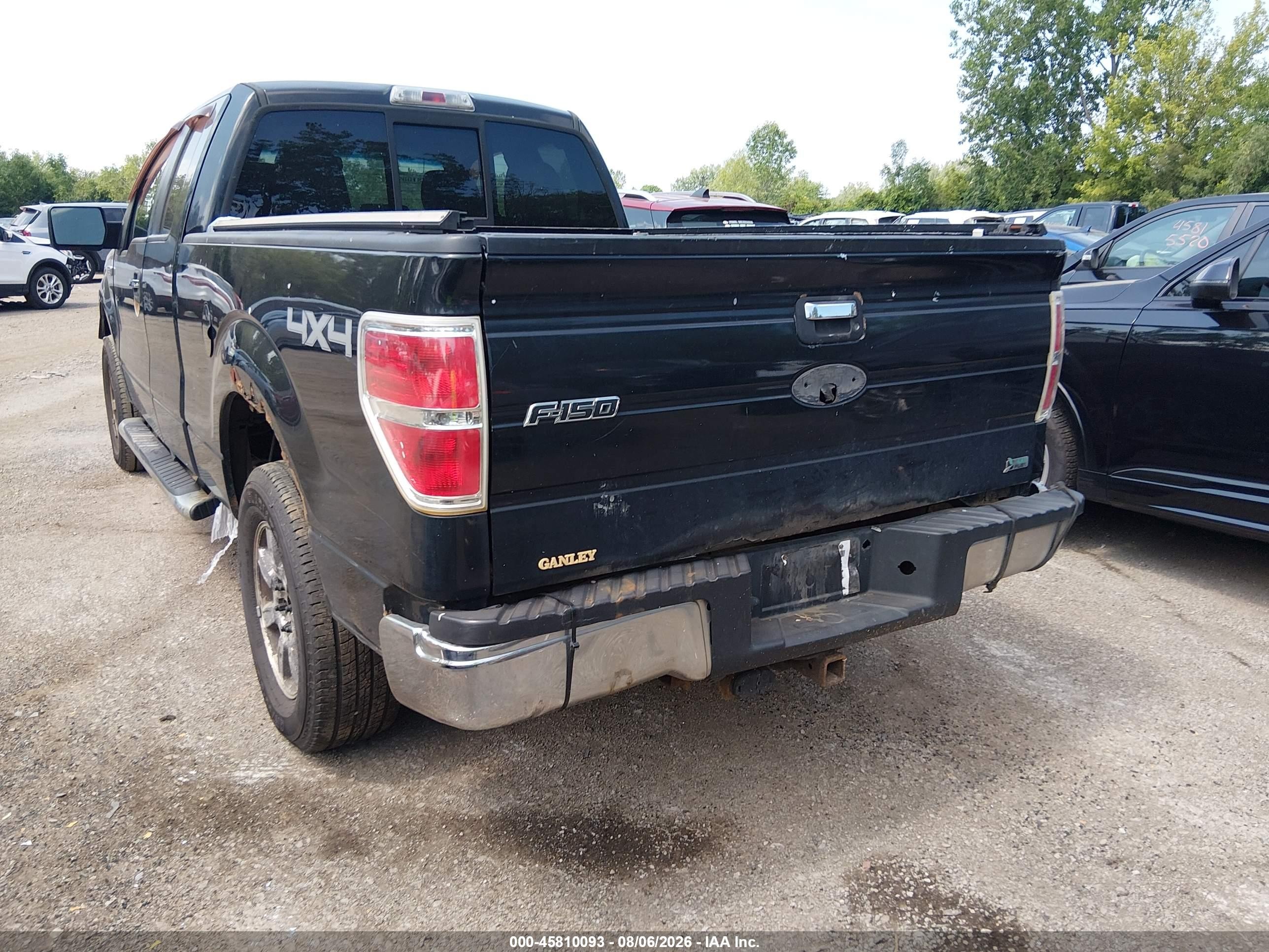 2010 Ford F-150 Fx4/lariat/xl/xlt Black vin: 1FTFX1EV8AFD23775