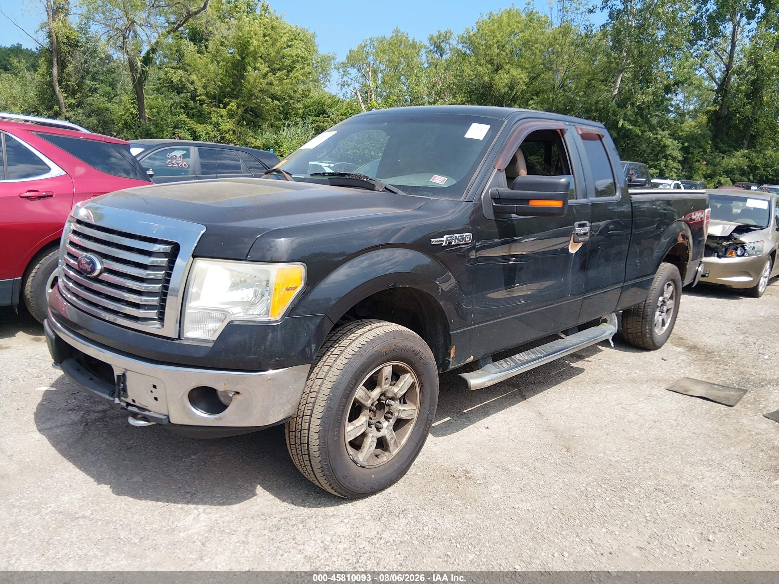 2010 Ford F-150 Fx4/lariat/xl/xlt Black vin: 1FTFX1EV8AFD23775