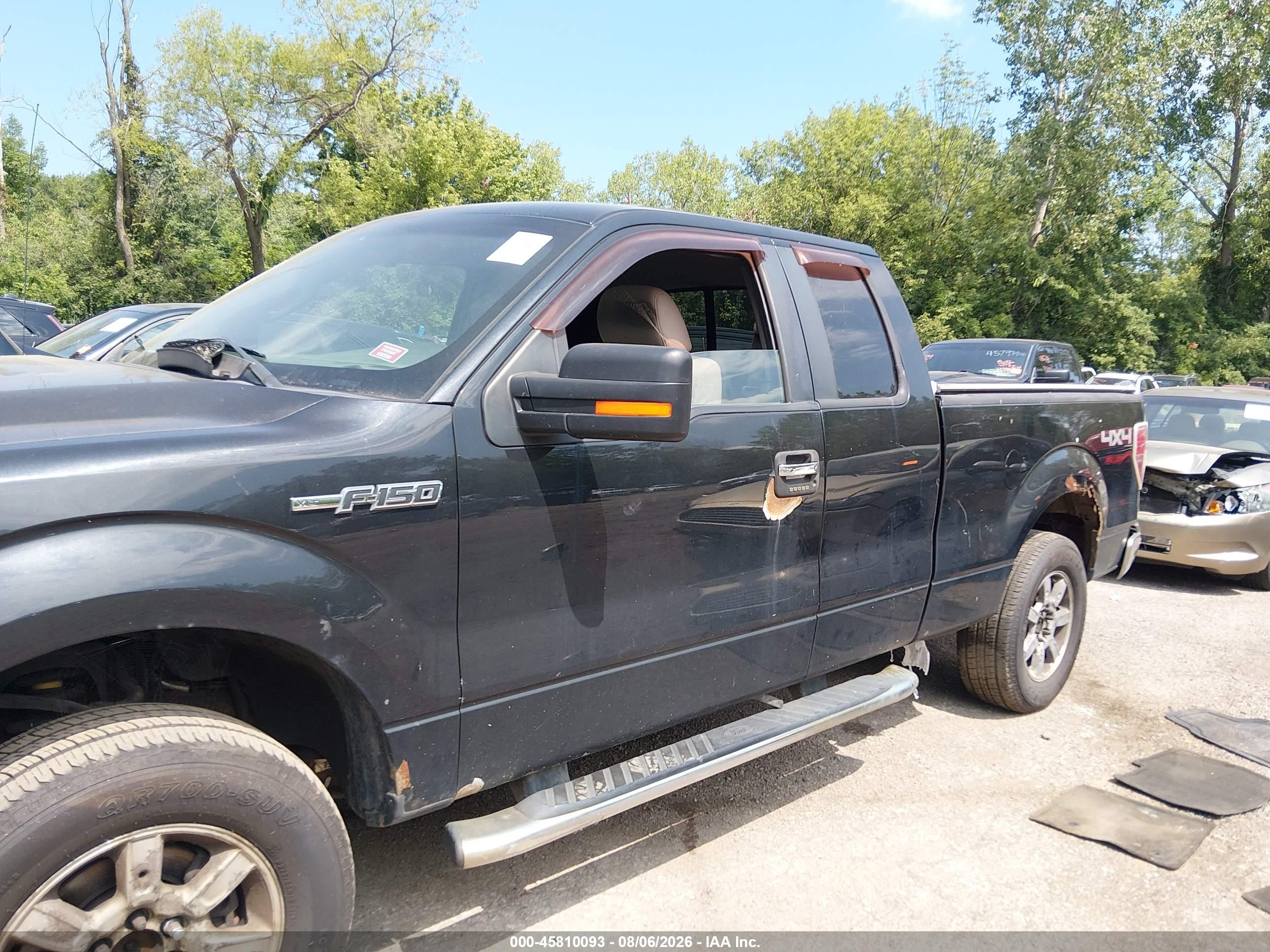 2010 Ford F-150 Fx4/lariat/xl/xlt Black vin: 1FTFX1EV8AFD23775