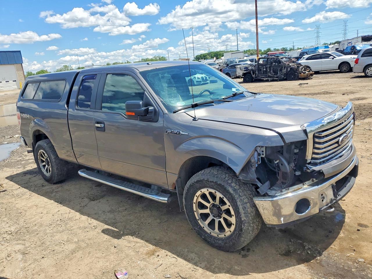 2010 Ford F150 Super Cab Gray vin: 1FTFX1EV8AFD53830