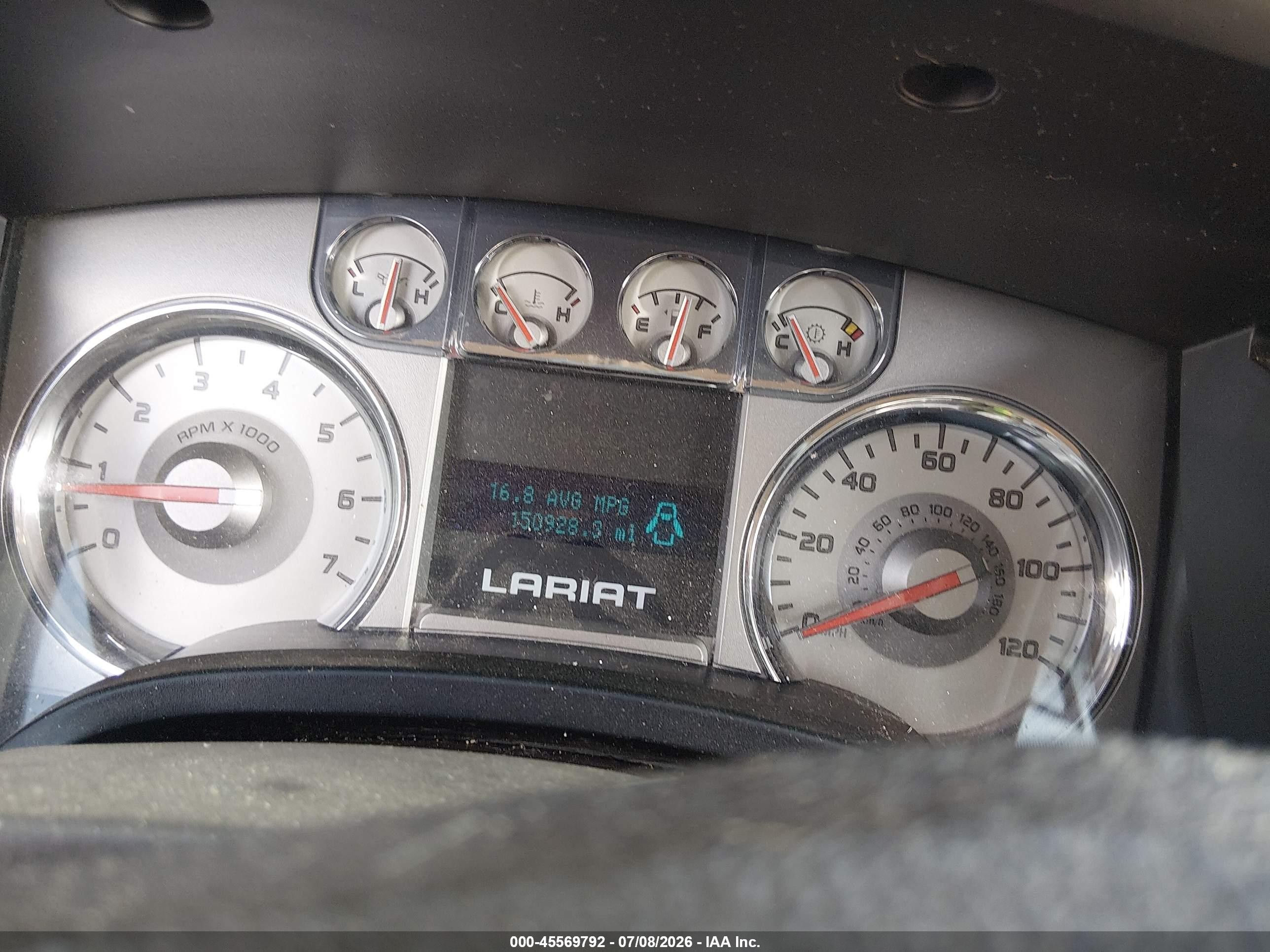 2010 Ford F-150 Lariat Burgundy vin: 1FTFX1EV8AKA67063