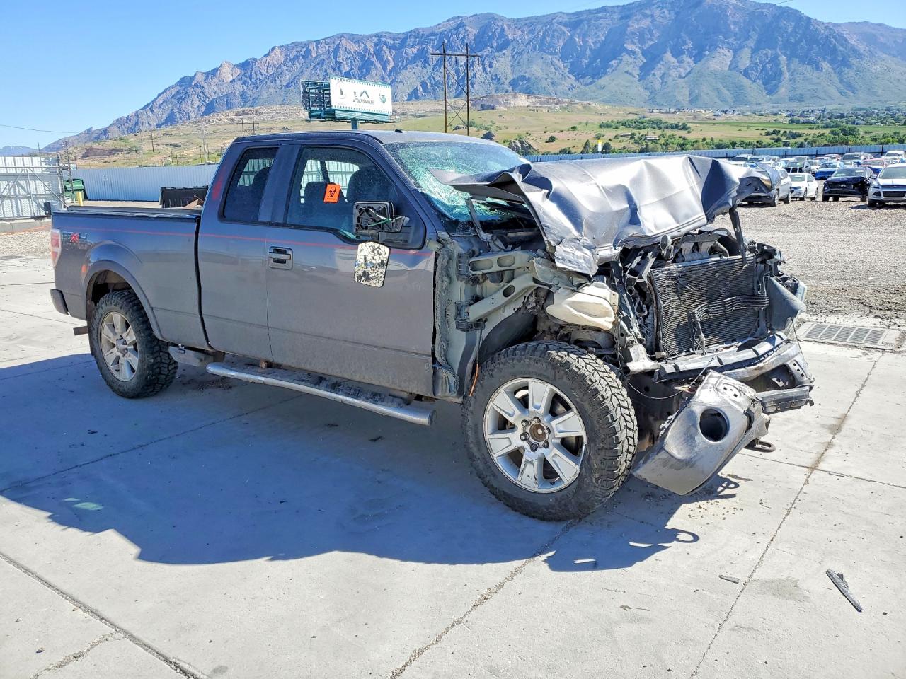 2010 Ford F150 Super Cab Gray vin: 1FTFX1EV8AKE16173