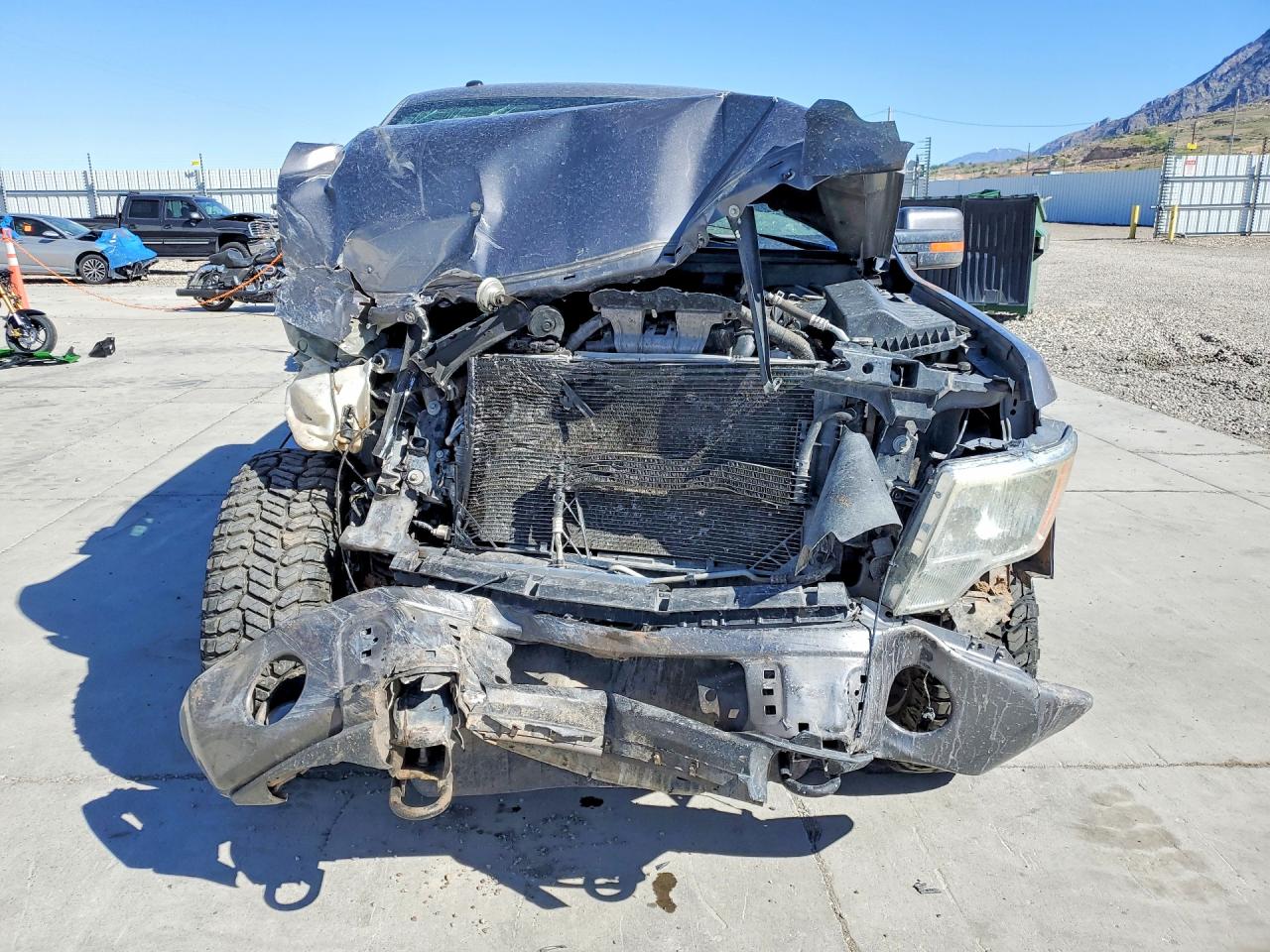 2010 Ford F150 Super Cab Gray vin: 1FTFX1EV8AKE16173