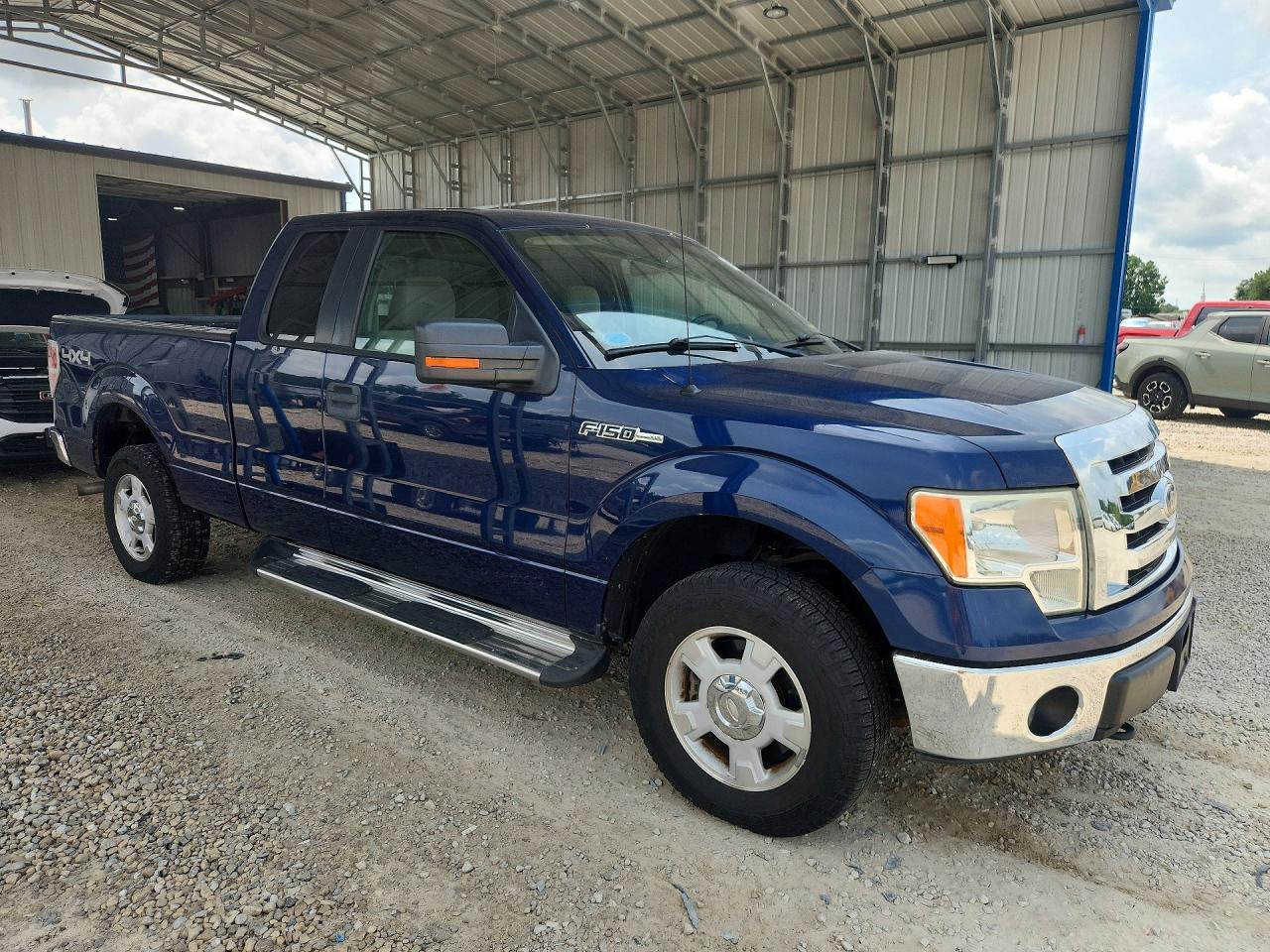 2010 Ford F150 Super Cab Blue vin: 1FTFX1EV9AFA67047