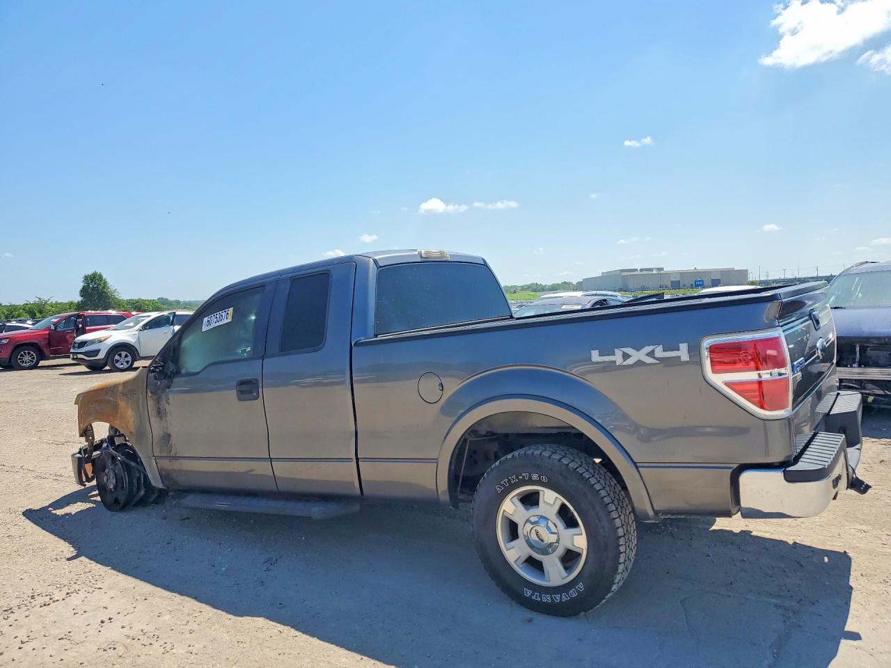 2010 Ford F150 Super Cab Gray vin: 1FTFX1EV9AFC15441