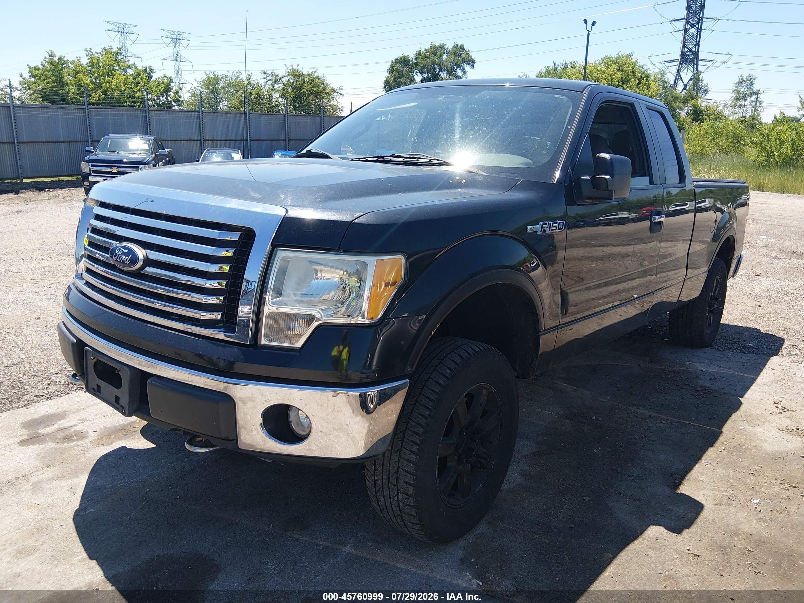 2010 Ford F-150 Fx4/lariat/xl/xlt Black vin: 1FTFX1EV9AFD17709