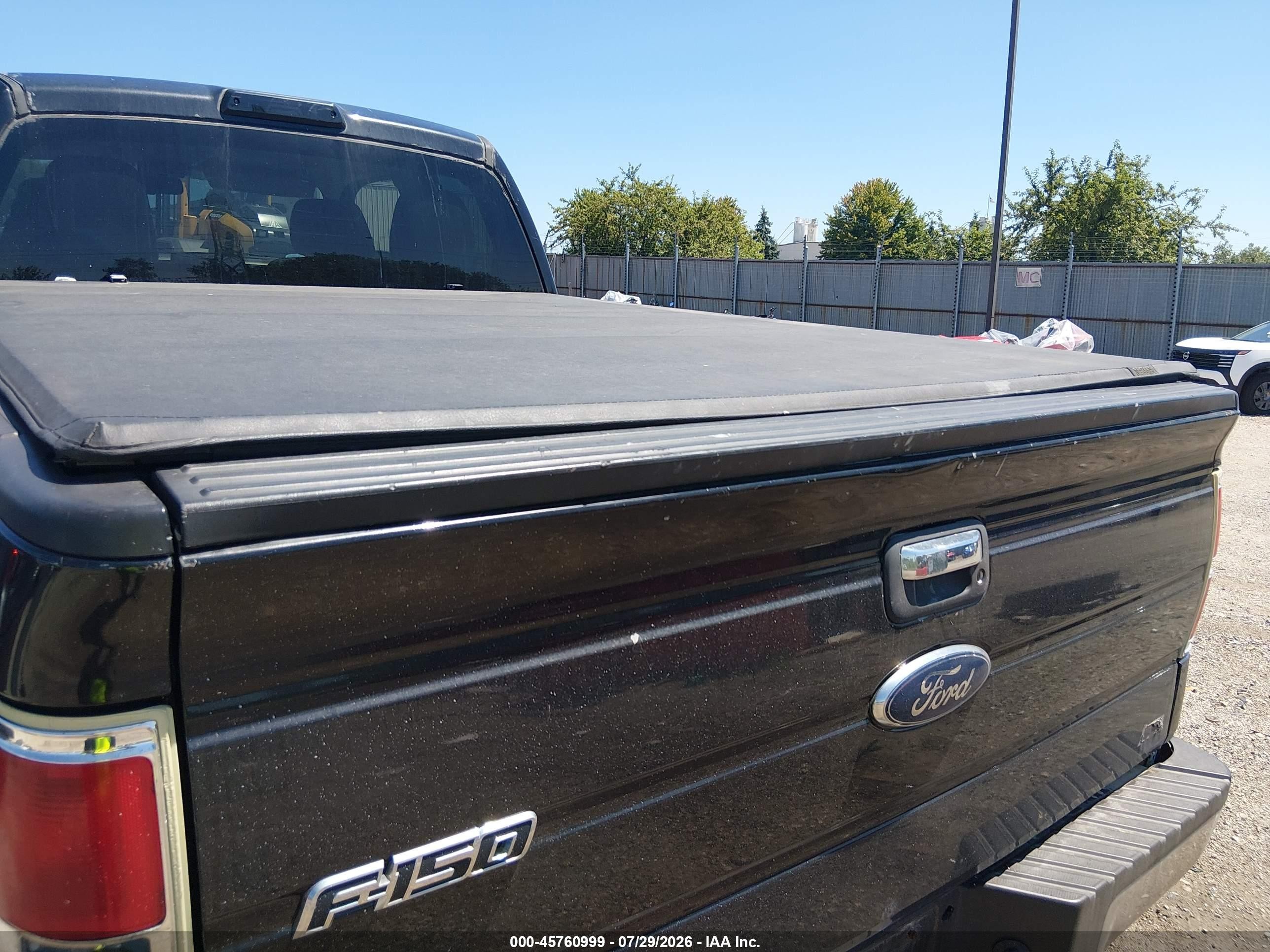 2010 Ford F-150 Fx4/lariat/xl/xlt Black vin: 1FTFX1EV9AFD17709