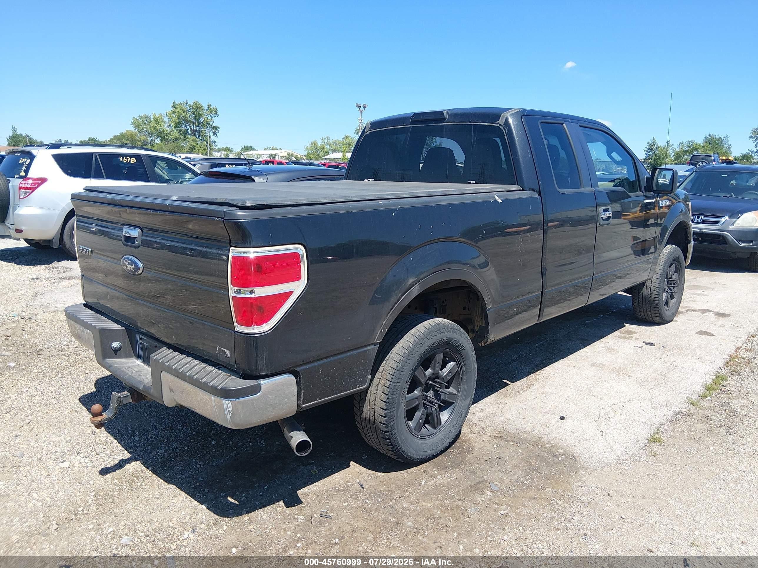 2010 Ford F-150 Fx4/lariat/xl/xlt Black vin: 1FTFX1EV9AFD17709