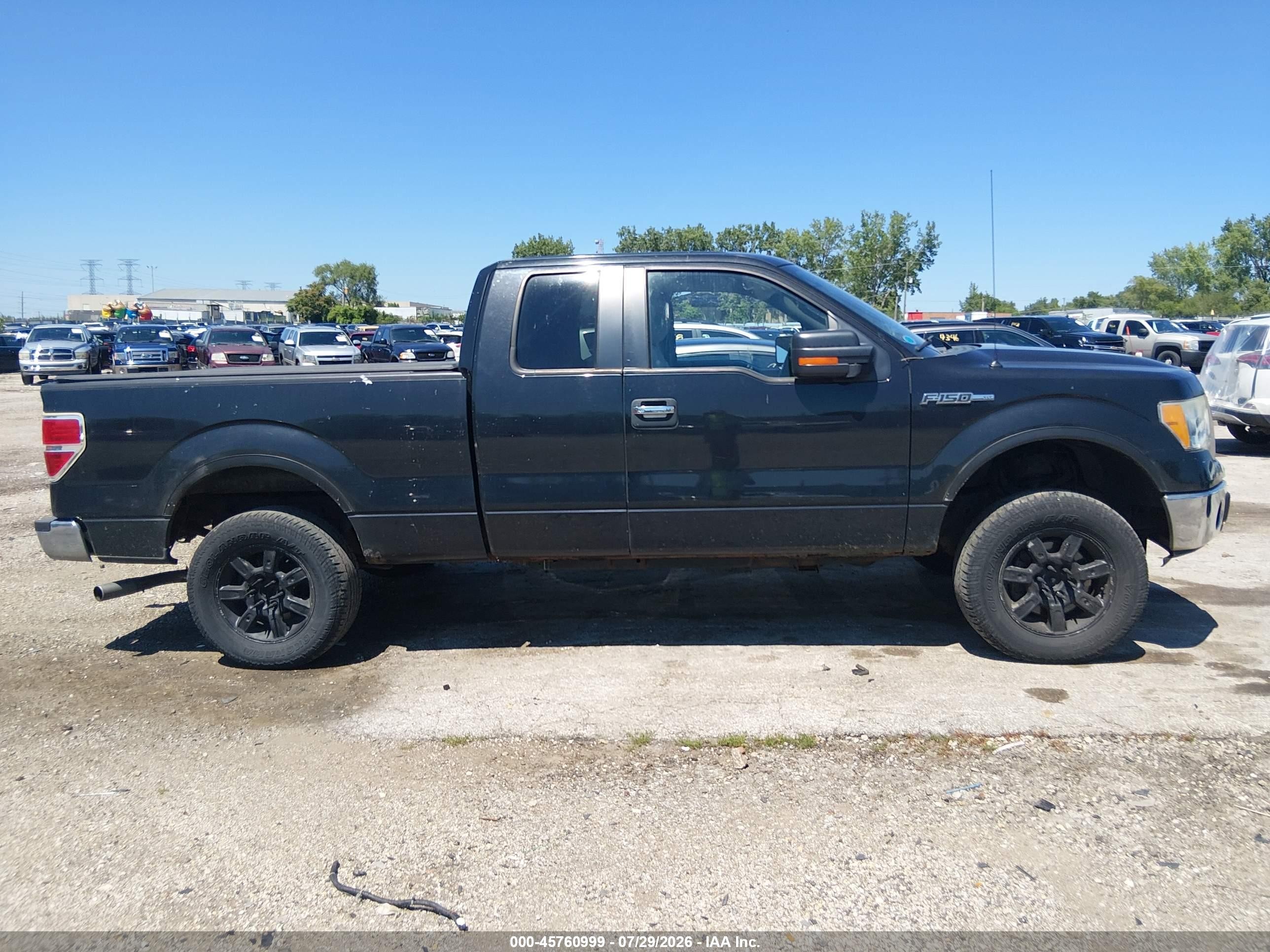 2010 Ford F-150 Fx4/lariat/xl/xlt Black vin: 1FTFX1EV9AFD17709