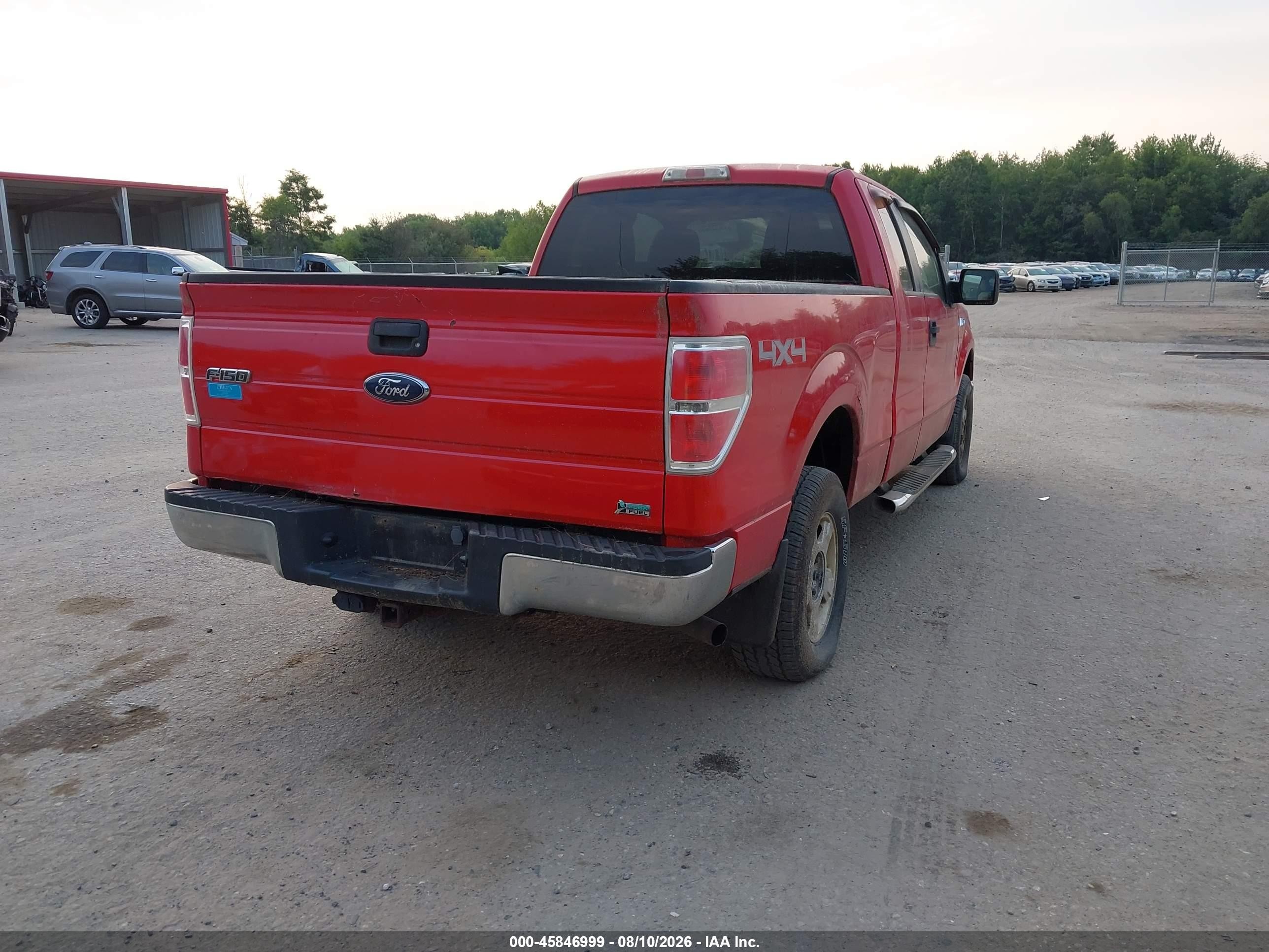 2010 Ford F-150 Fx4/lariat/xl/xlt Red vin: 1FTFX1EV9AFD69969