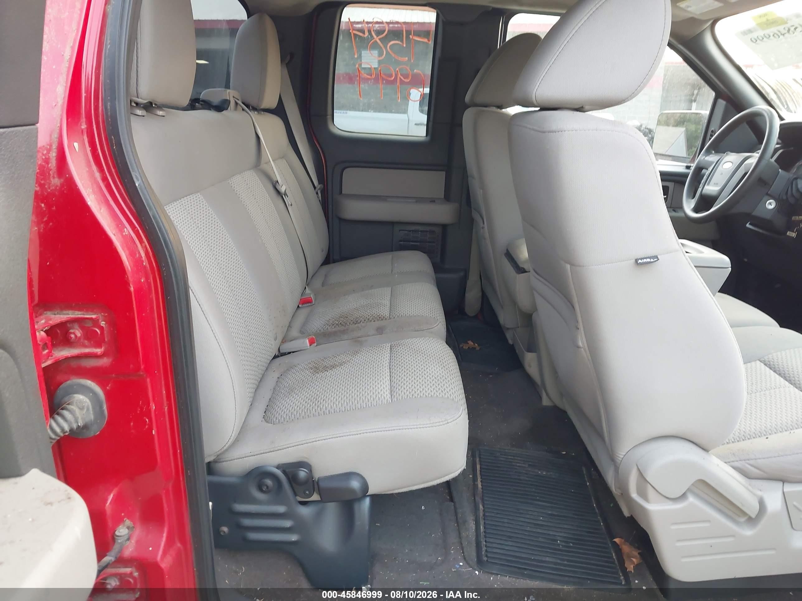 2010 Ford F-150 Fx4/lariat/xl/xlt Red vin: 1FTFX1EV9AFD69969