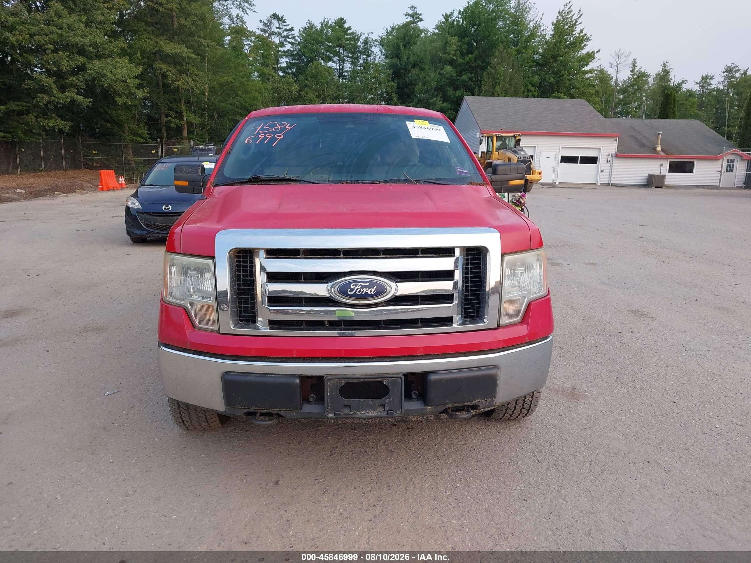 2010 Ford F-150 Fx4/lariat/xl/xlt Red vin: 1FTFX1EV9AFD69969