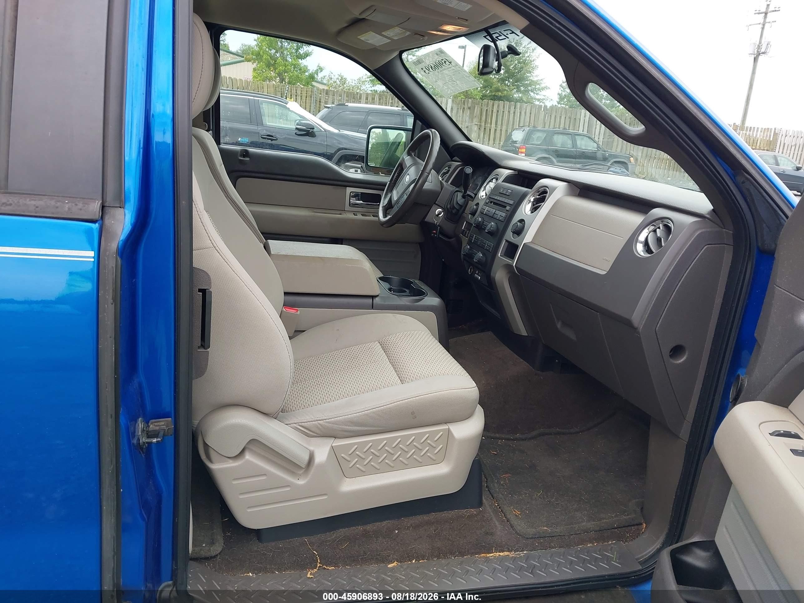 2010 Ford F-150 Xlt Blue vin: 1FTFX1EV9AFD75318