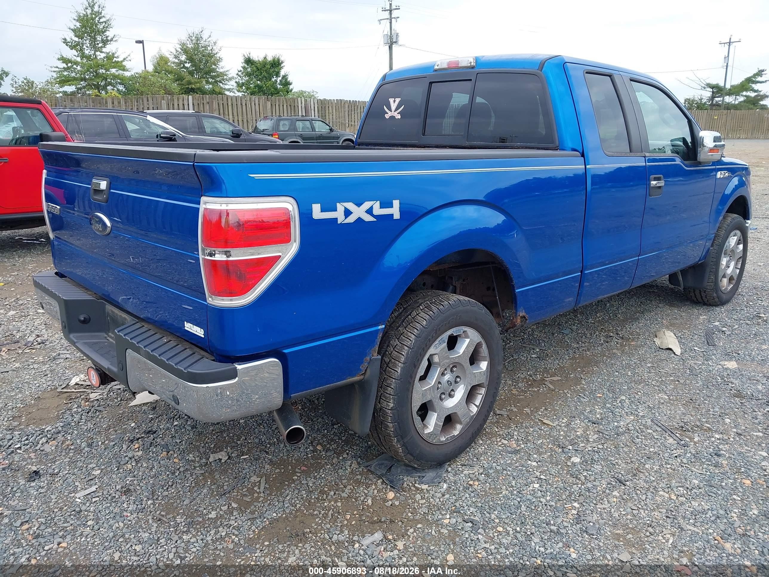 2010 Ford F-150 Xlt Blue vin: 1FTFX1EV9AFD75318