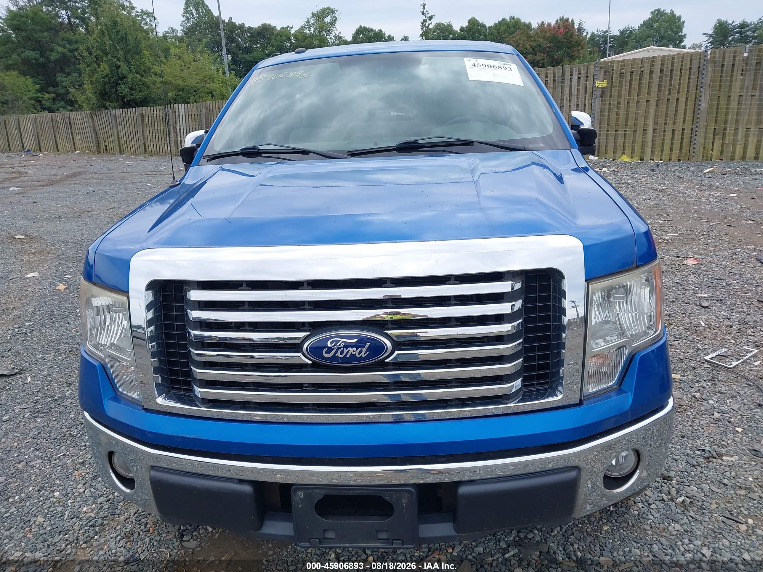 2010 Ford F-150 Xlt Blue vin: 1FTFX1EV9AFD75318