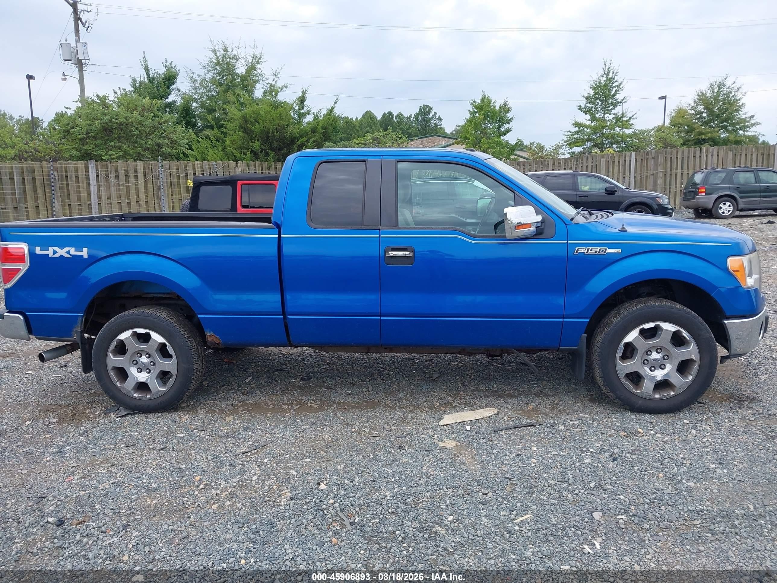 2010 Ford F-150 Xlt Blue vin: 1FTFX1EV9AFD75318