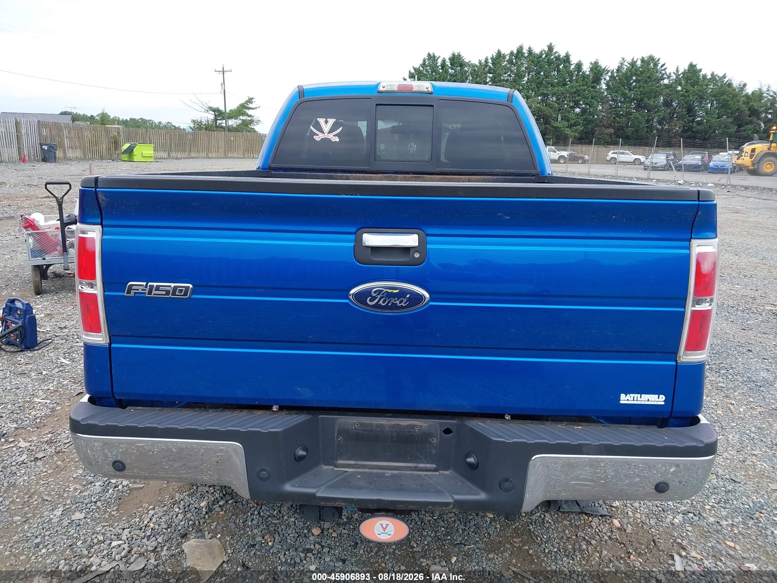 2010 Ford F-150 Xlt Blue vin: 1FTFX1EV9AFD75318