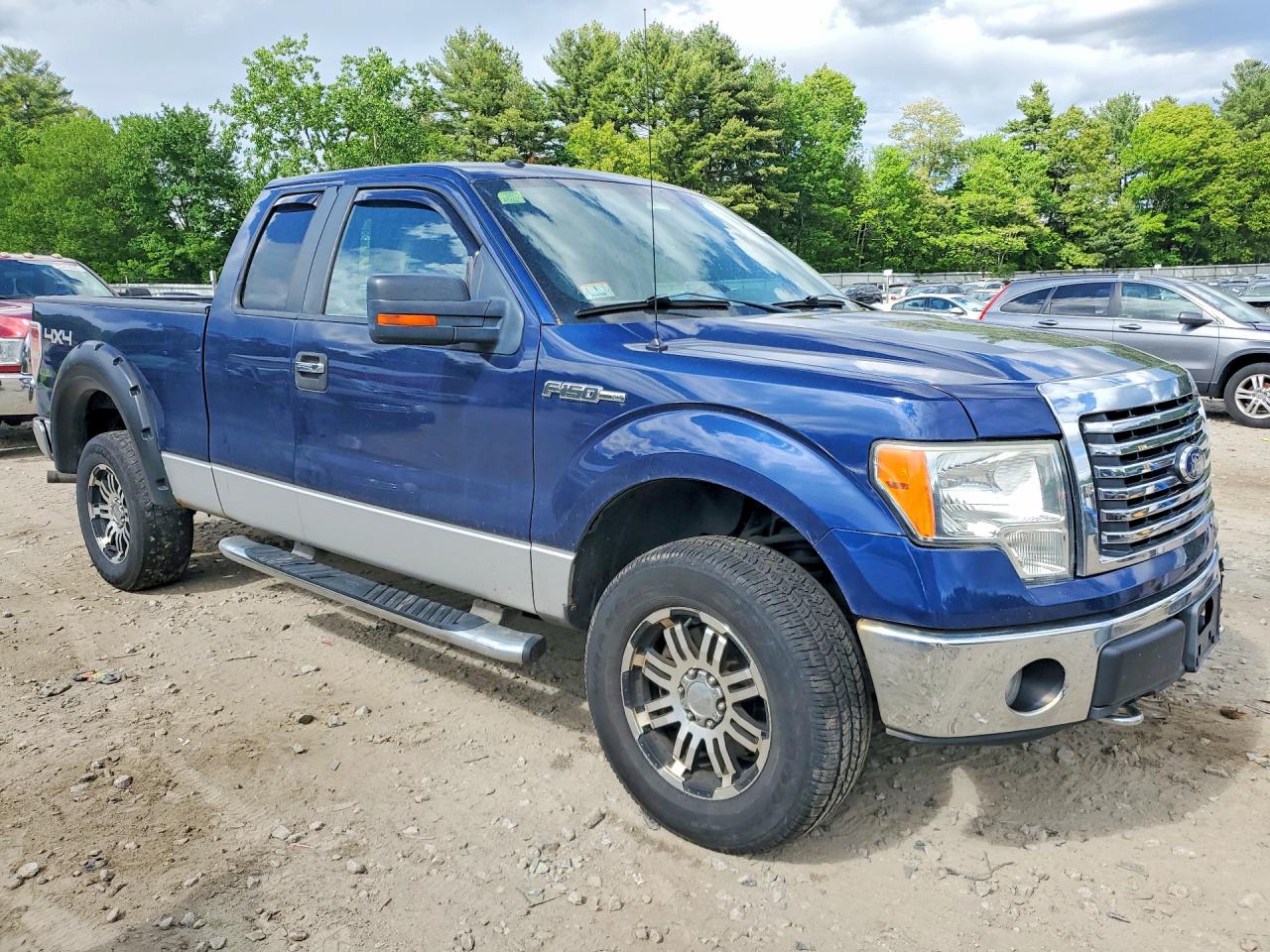 2010 Ford F150 Super Cab Blue vin: 1FTFX1EVXAFA04507