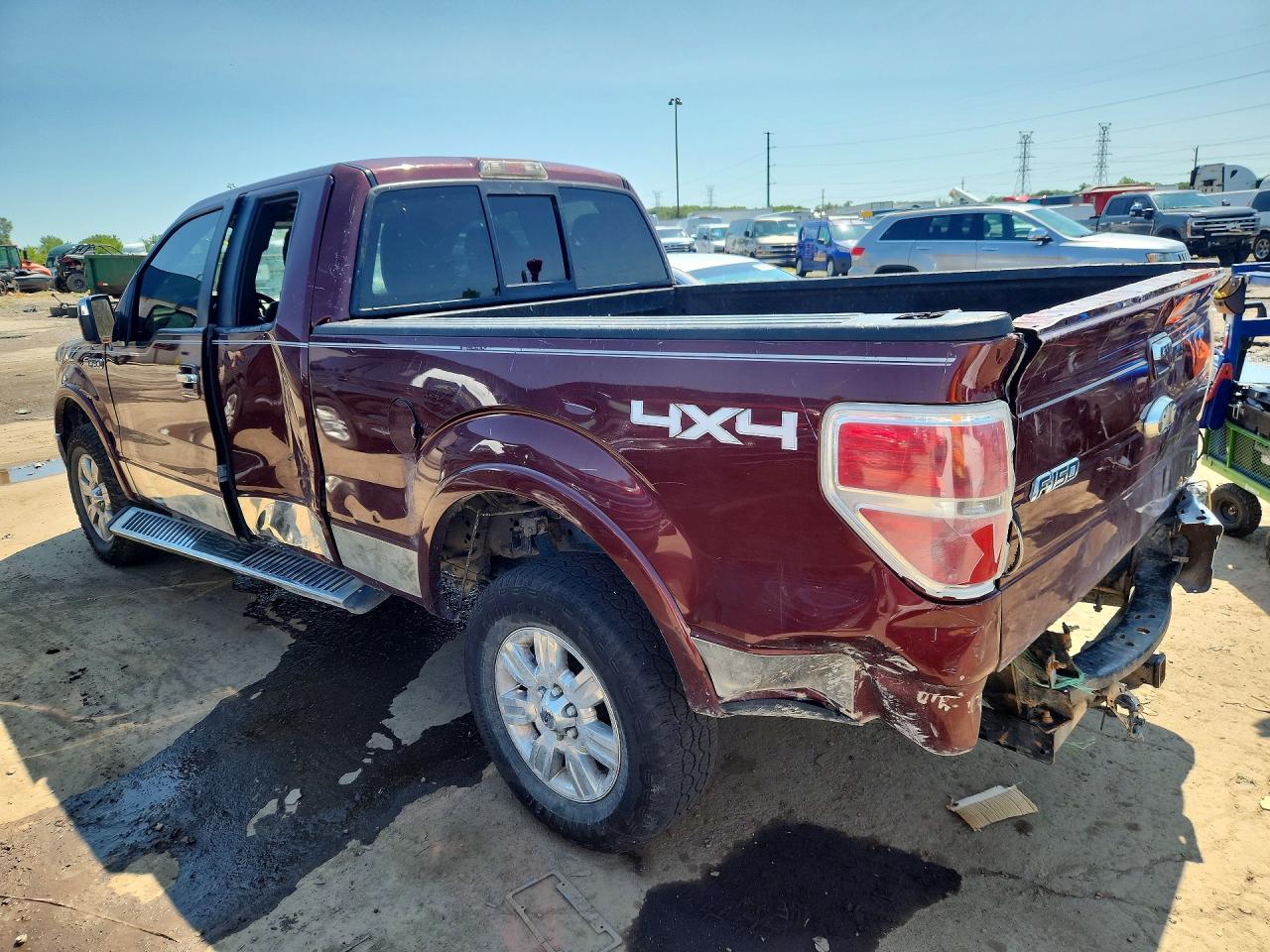 2010 Ford F150 Super Cab Burgundy vin: 1FTFX1EVXAFC08983