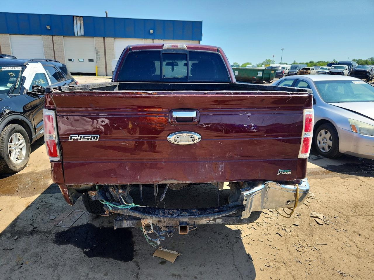 2010 Ford F150 Super Cab Burgundy vin: 1FTFX1EVXAFC08983