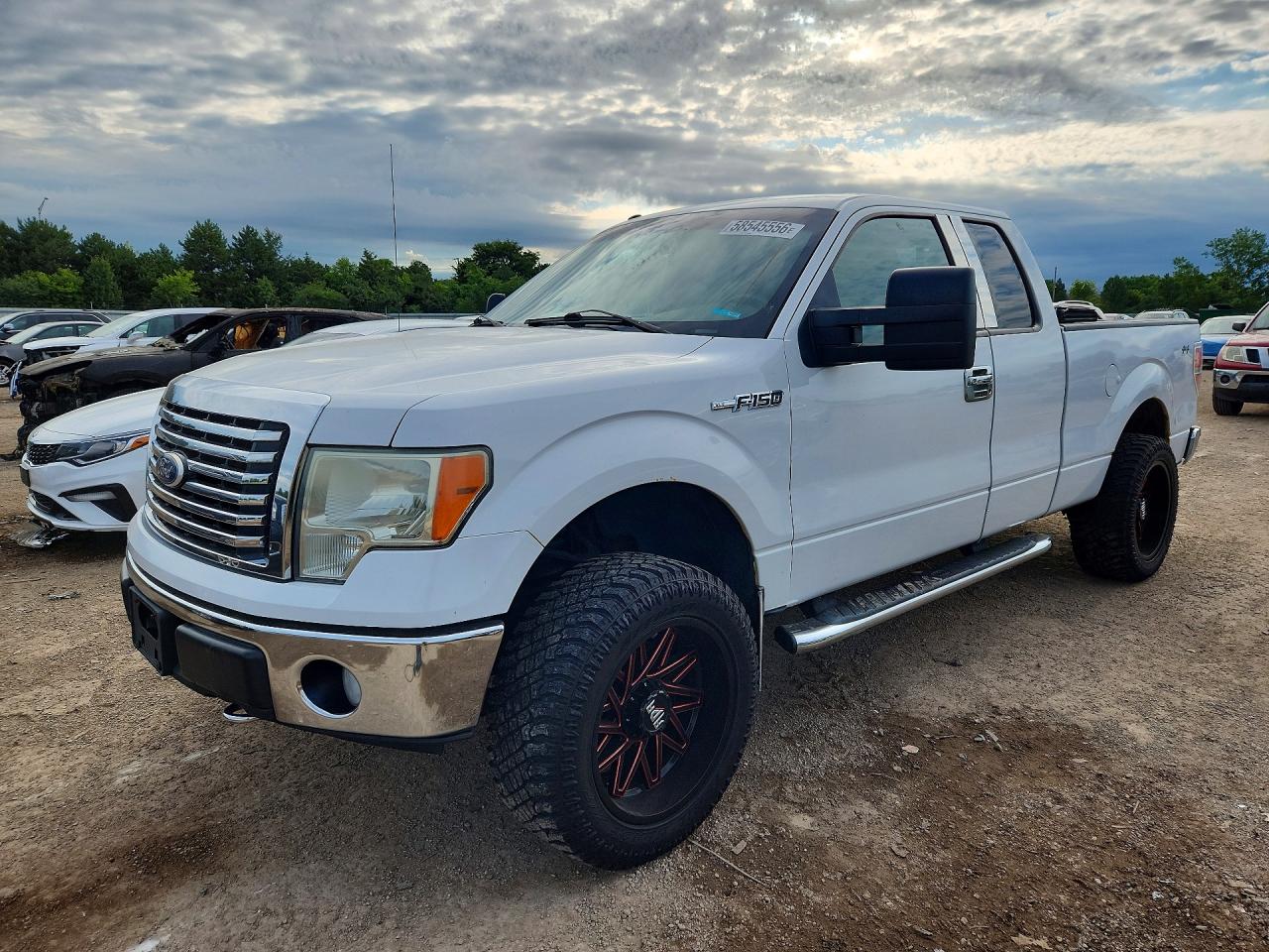 2010 Ford F150 Super Cab White vin: 1FTFX1EVXAFC31924