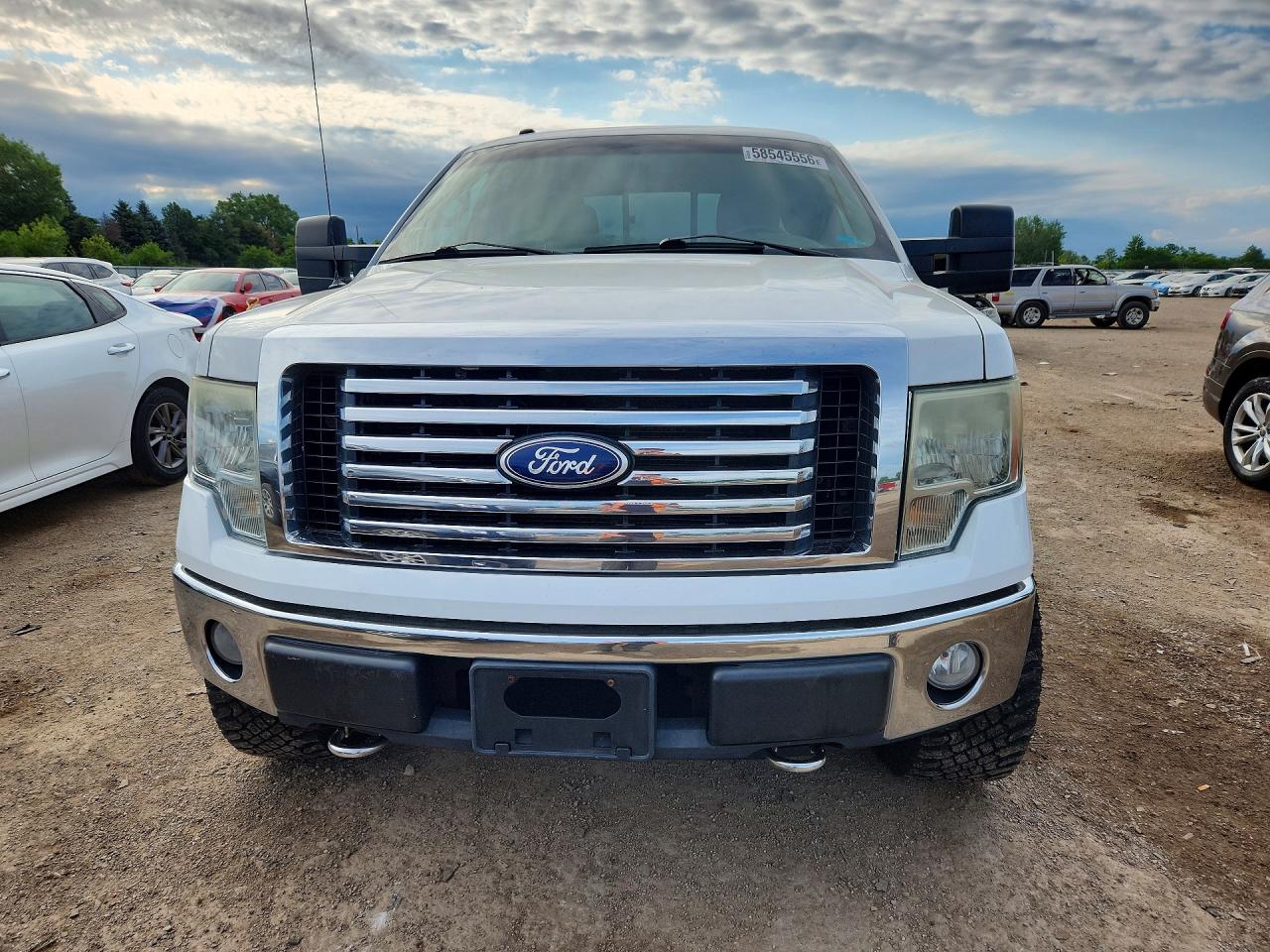 2010 Ford F150 Super Cab White vin: 1FTFX1EVXAFC31924