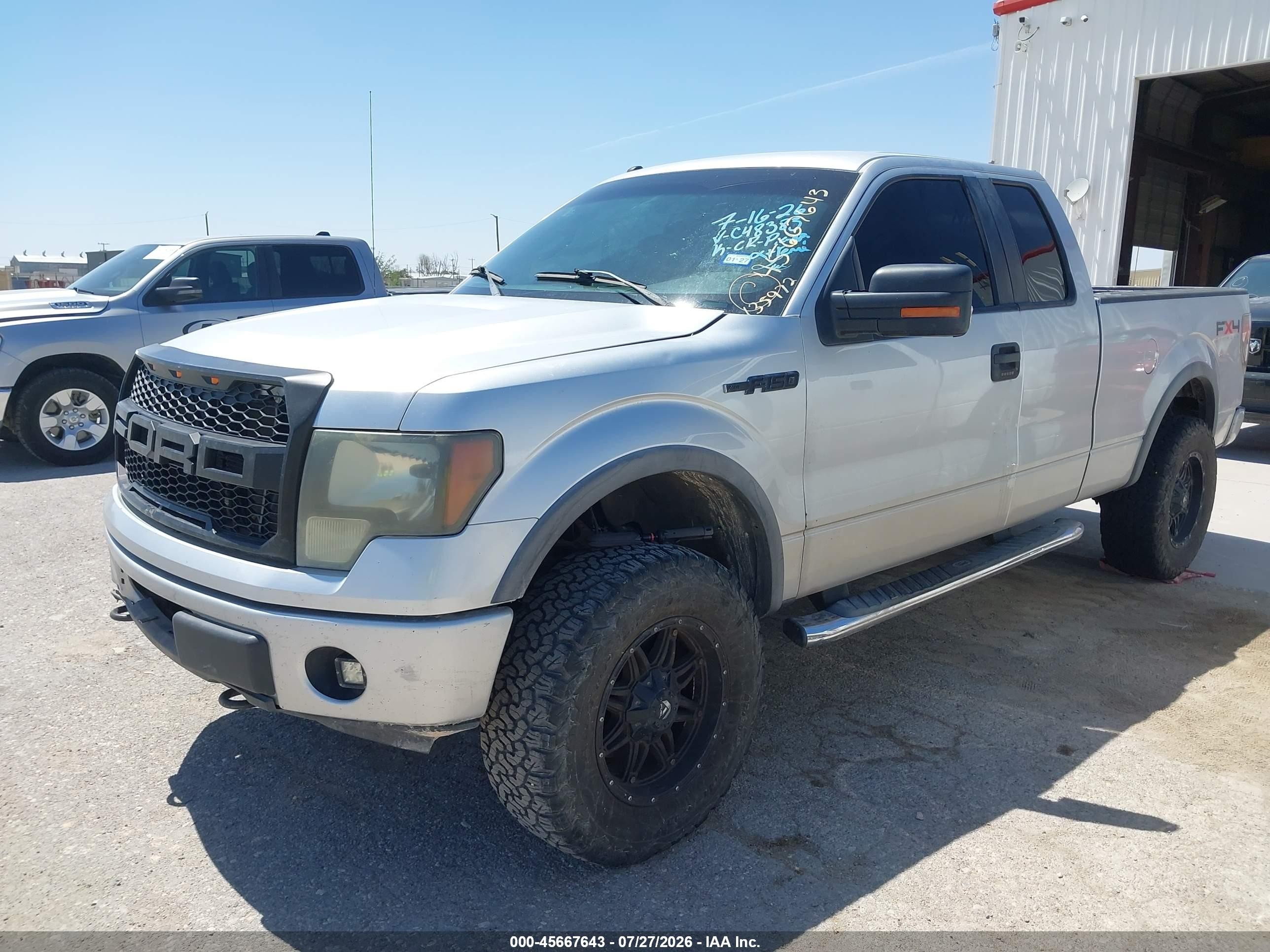 2010 Ford F-150 Fx4/lariat/xl/xlt Silver vin: 1FTFX1EVXAFC48383