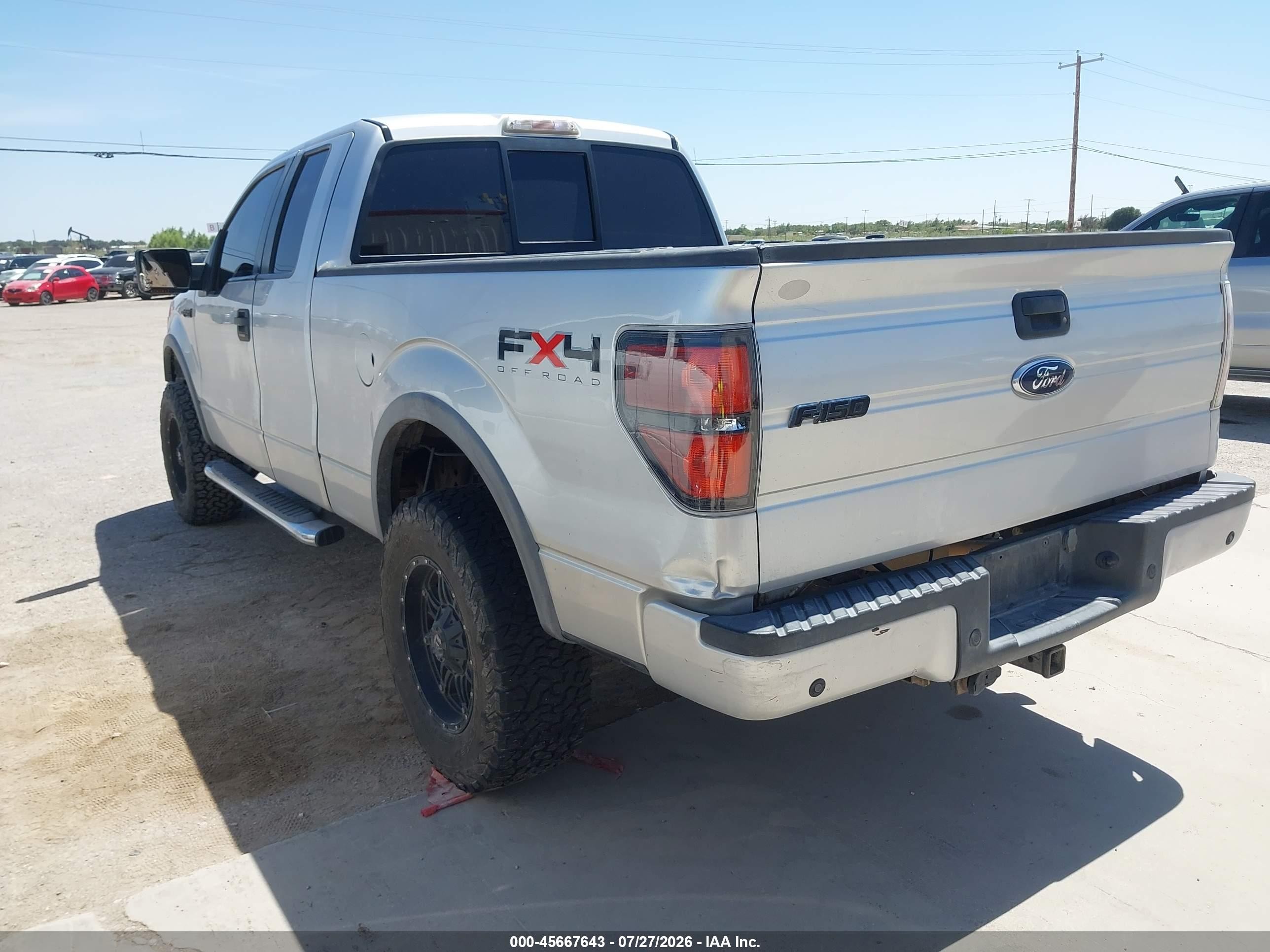 2010 Ford F-150 Fx4/lariat/xl/xlt Silver vin: 1FTFX1EVXAFC48383