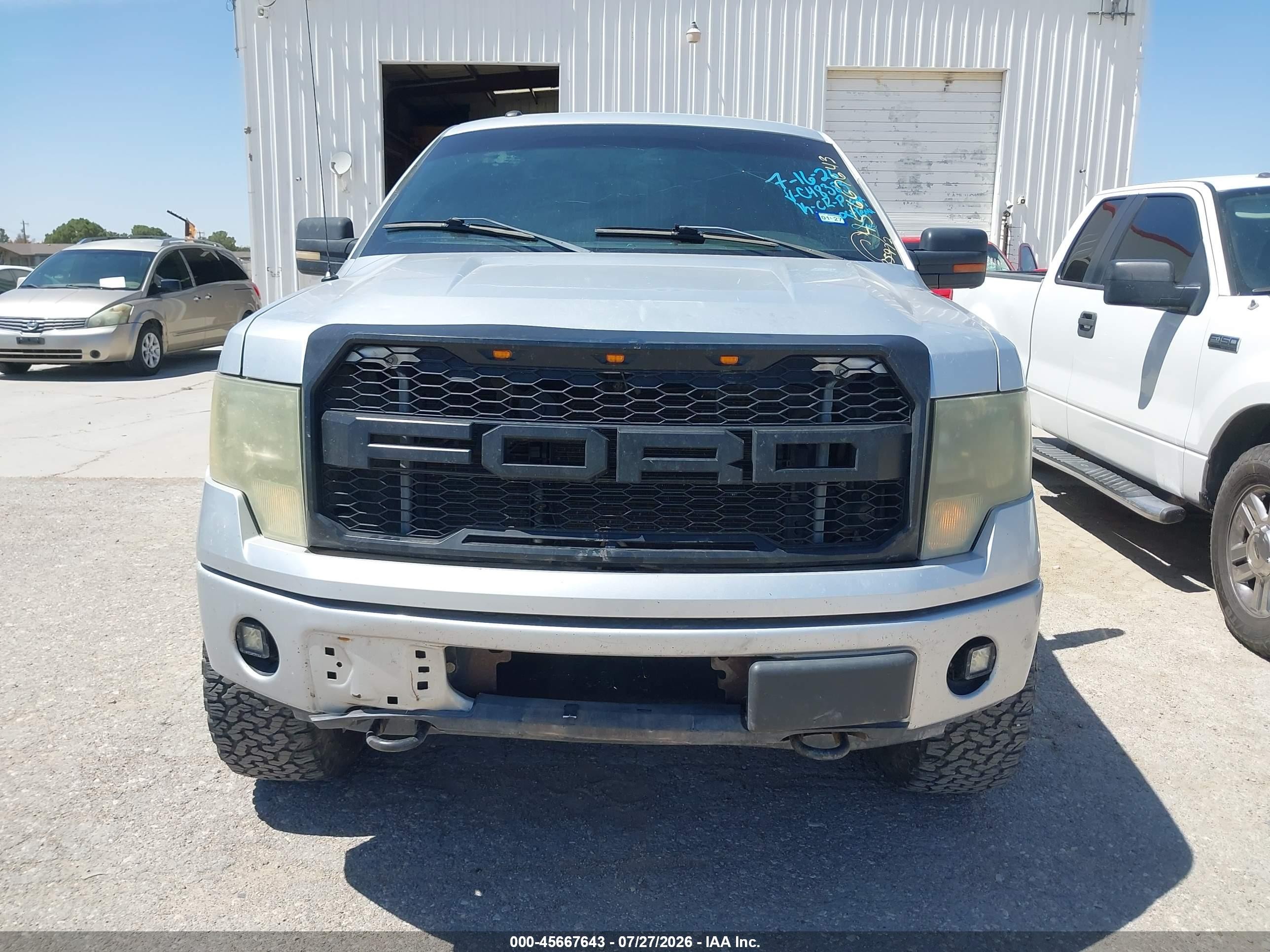2010 Ford F-150 Fx4/lariat/xl/xlt Silver vin: 1FTFX1EVXAFC48383