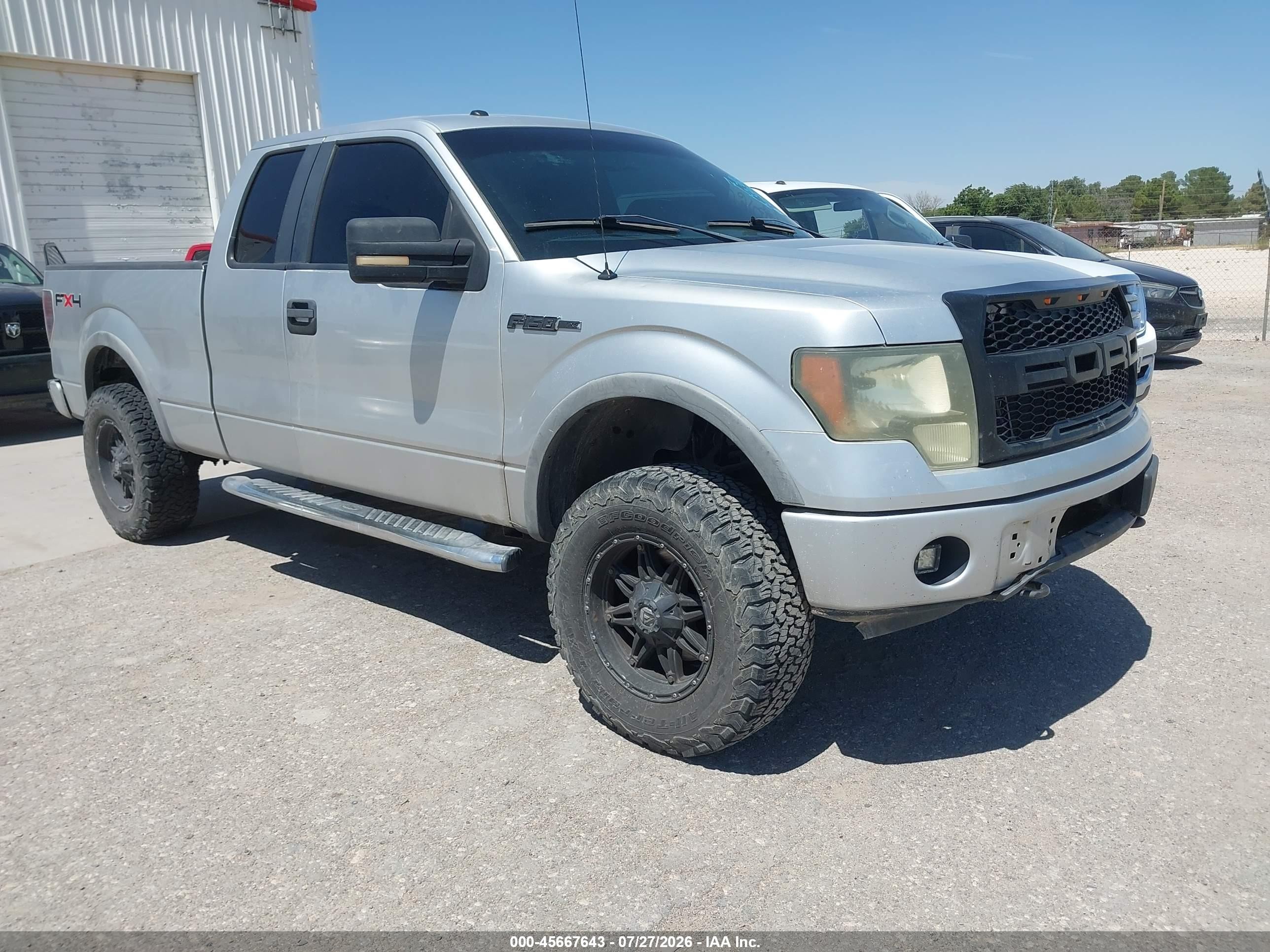 2010 Ford F-150 Fx4/lariat/xl/xlt Silver vin: 1FTFX1EVXAFC48383